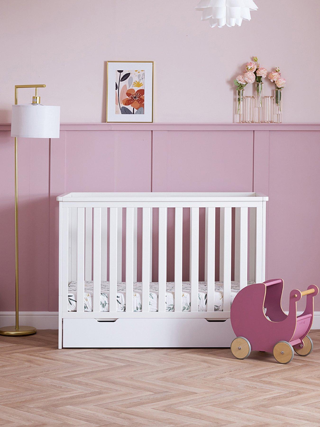 Product photograph of Obaby Evie Under Drawer 140x70 - White from very.co.uk