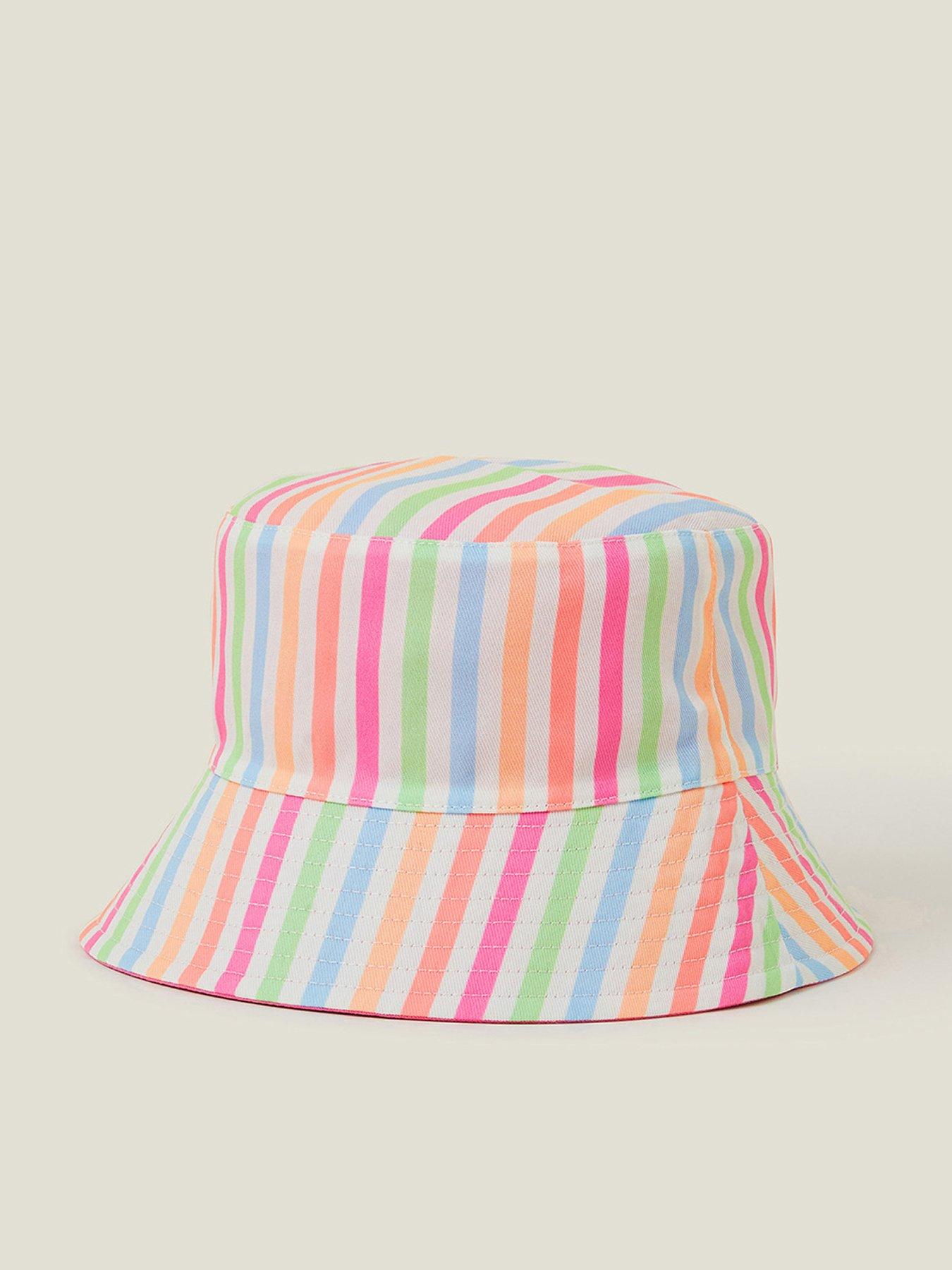 undefined Girls Stripe Bucket Hat - Multi