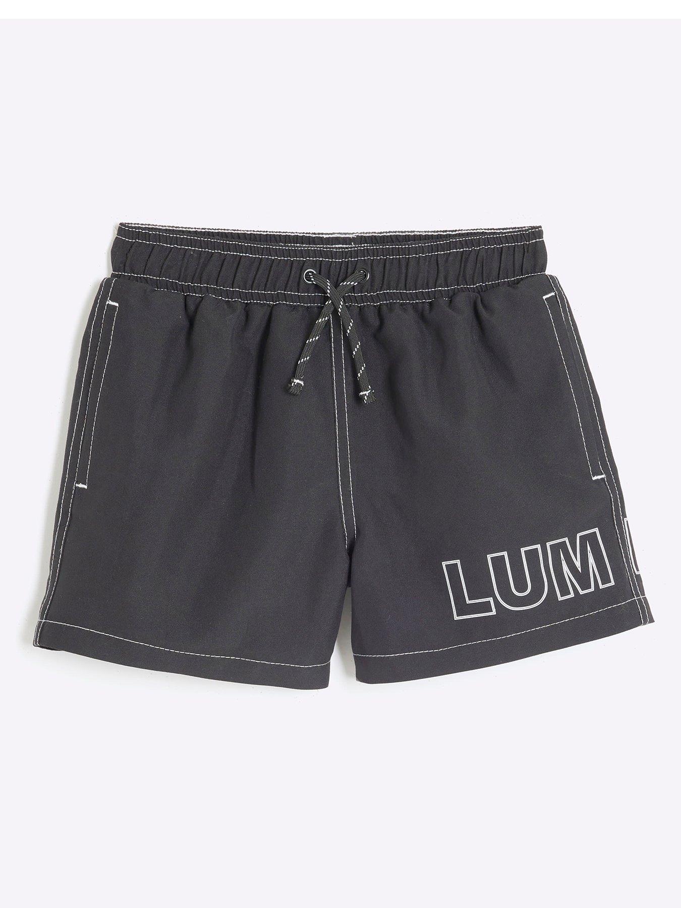 undefined Mini Boys Luminis Swim Shorts - Black