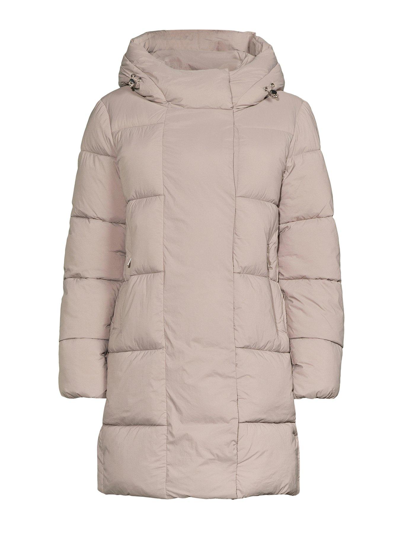 Image 7 of 7 of The Very Collection Asymmetric Padded Coat - Mink