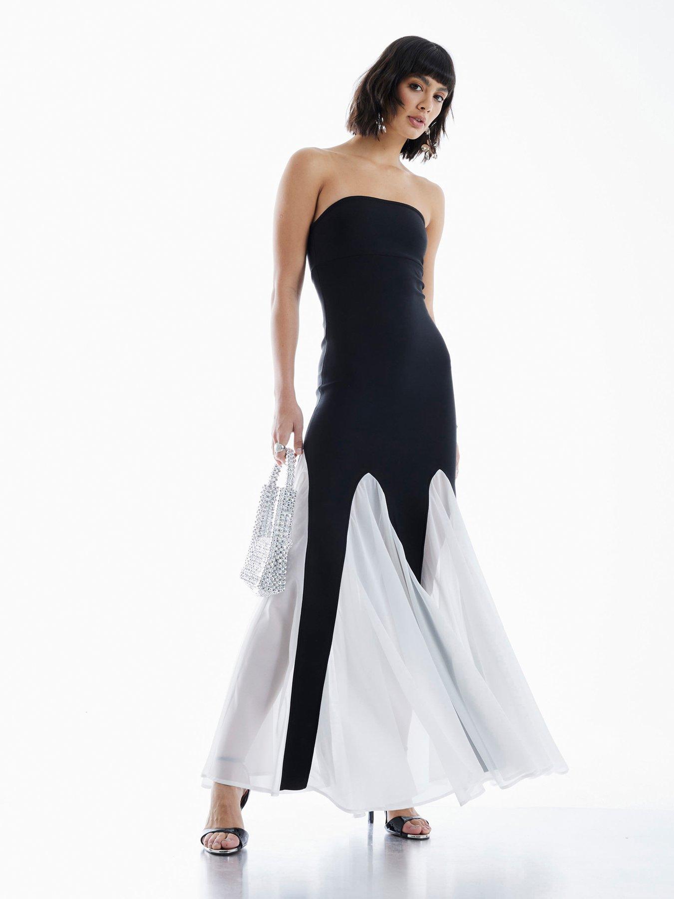 undefined Maxi Dress - Black - Black