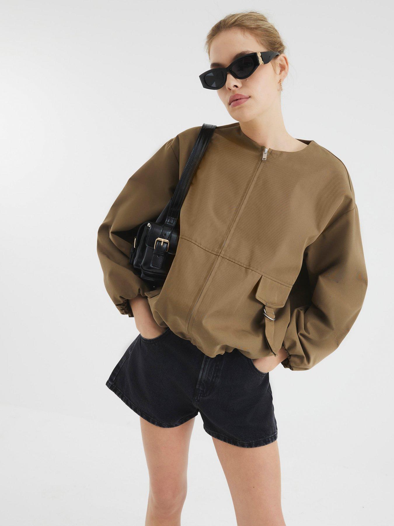 undefined Elasticated A Line Shorts - Black