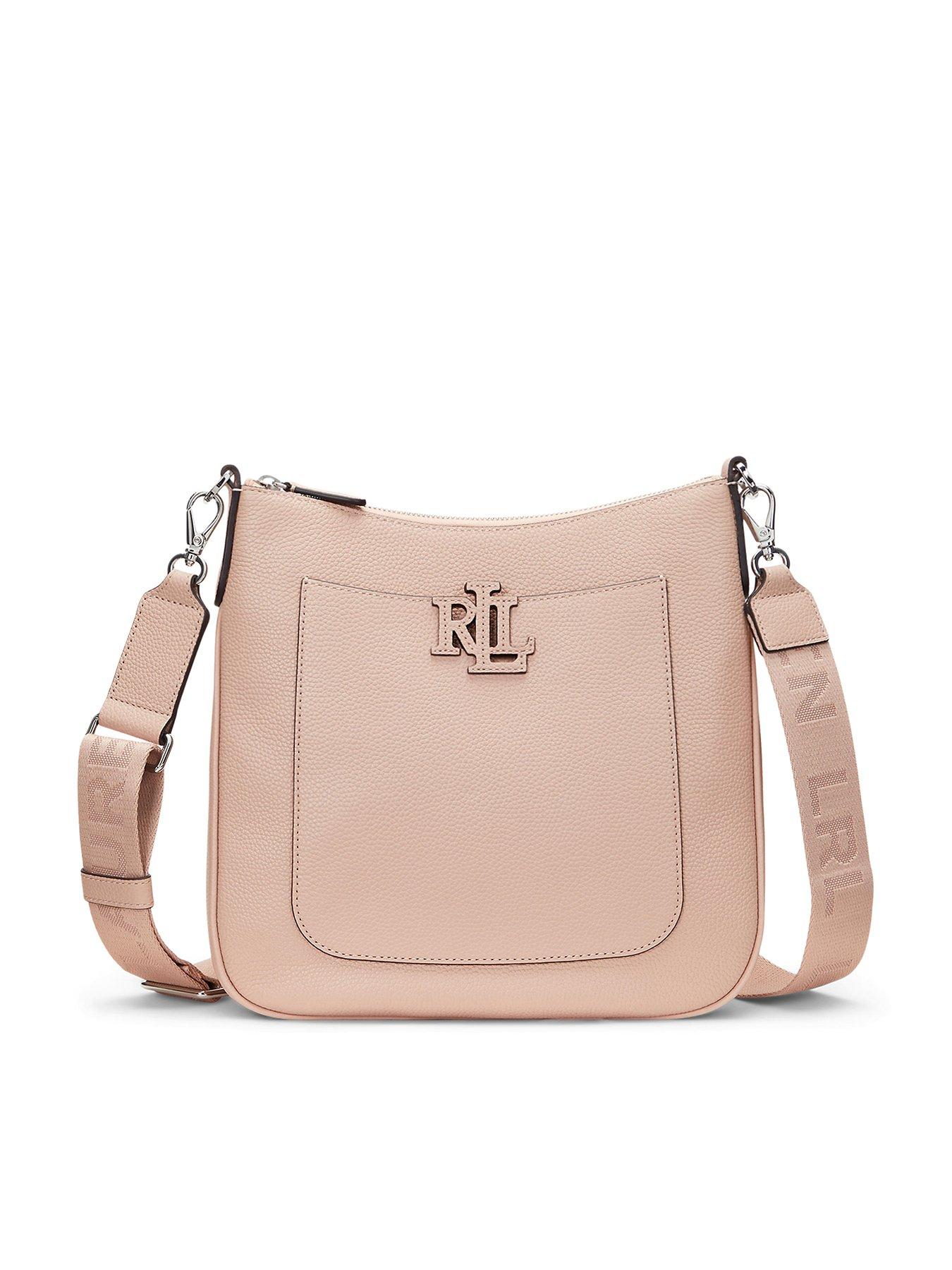 undefined Pebbled Leather Large Cameryn Crossbody Bag - Pink