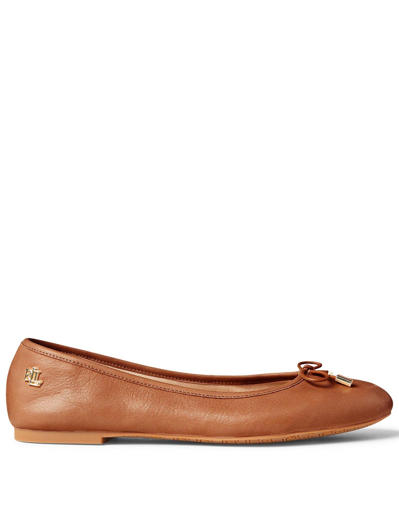 Lauren By Ralph Lauren Janya Ballet Flats - Tan