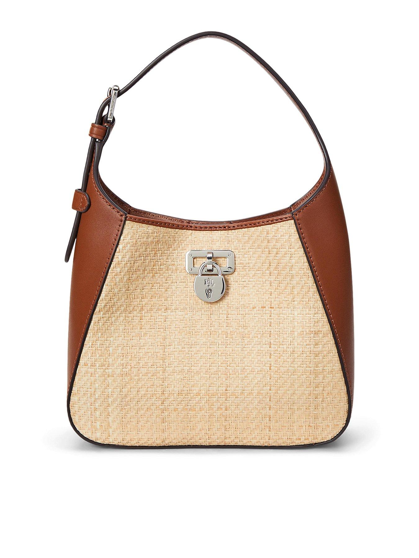 Lauren by Ralph Lauren Tanner Small Shoulder Bag - Natural