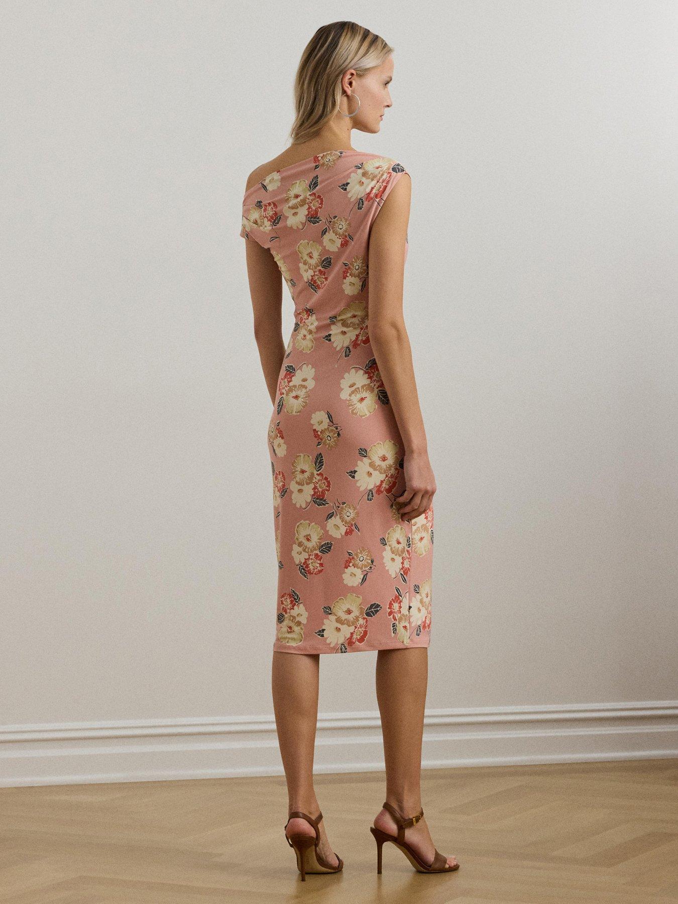 Image 2 of 5 of Lauren by Ralph Lauren Camisha Sleeveless Day Dress - Pink