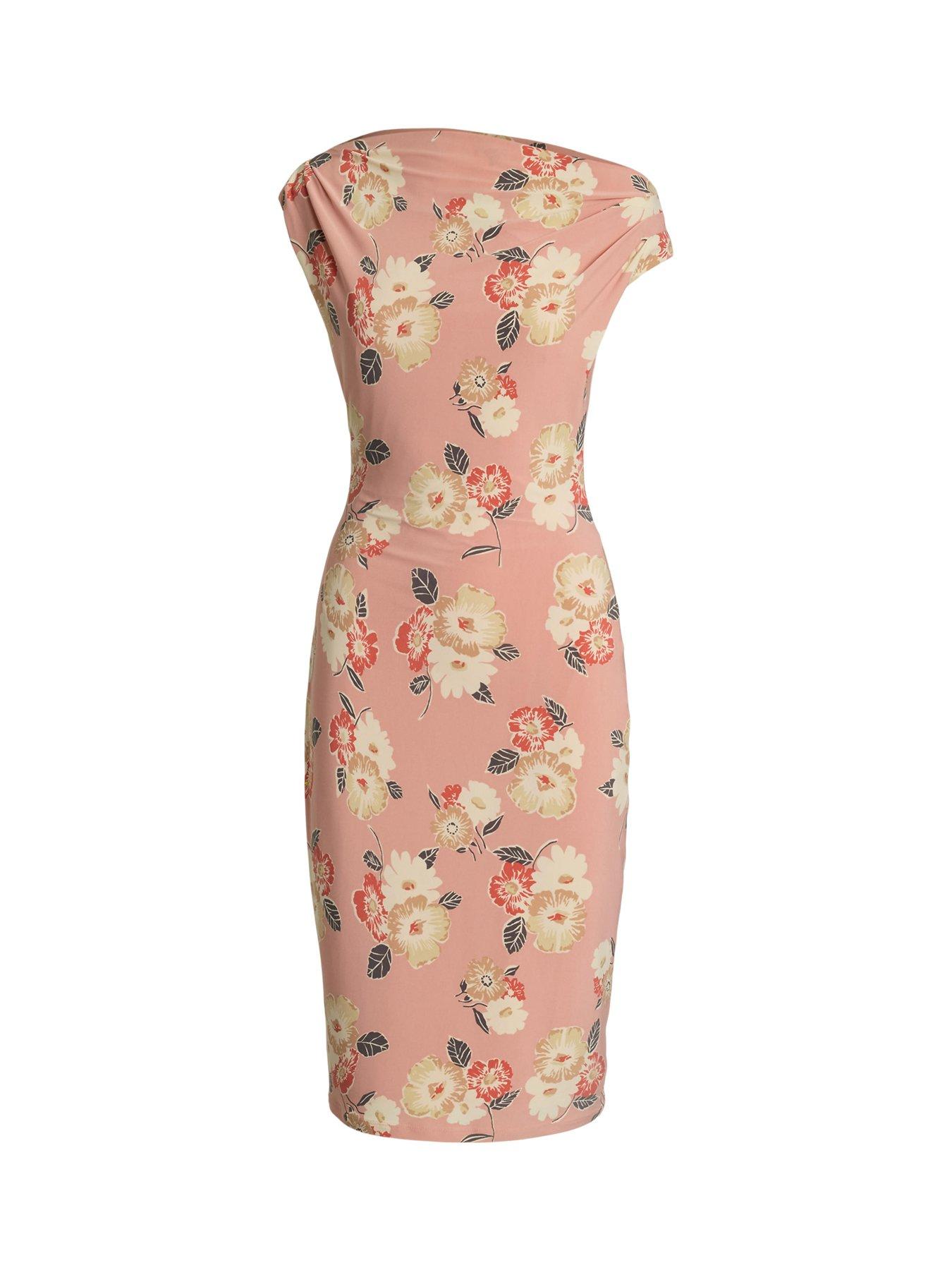 Image 5 of 5 of Lauren by Ralph Lauren Camisha Sleeveless Day Dress - Pink