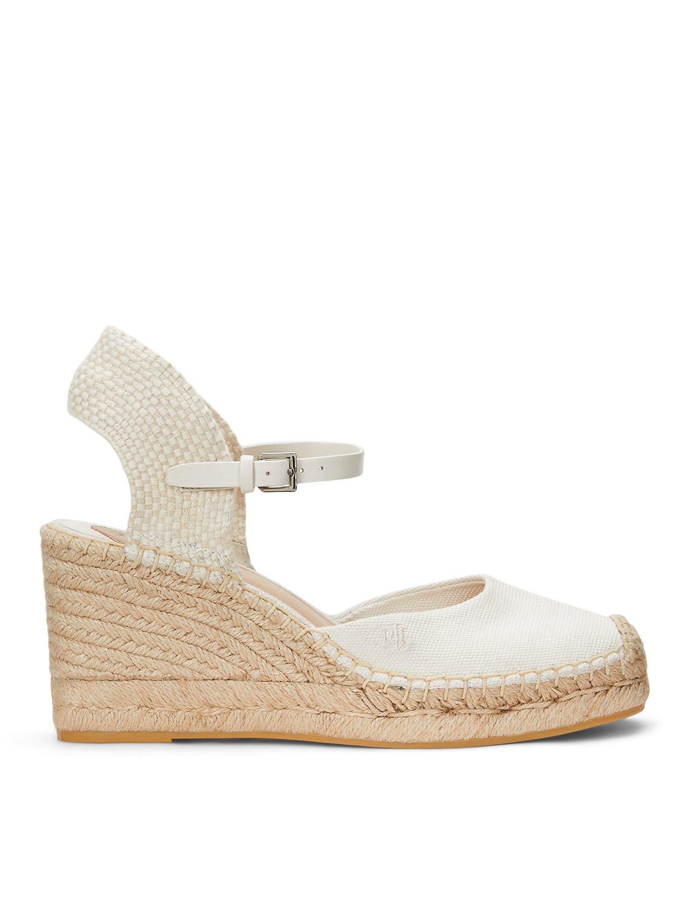 Lauren by Ralph Lauren Robby Espadrilles Wedge - White