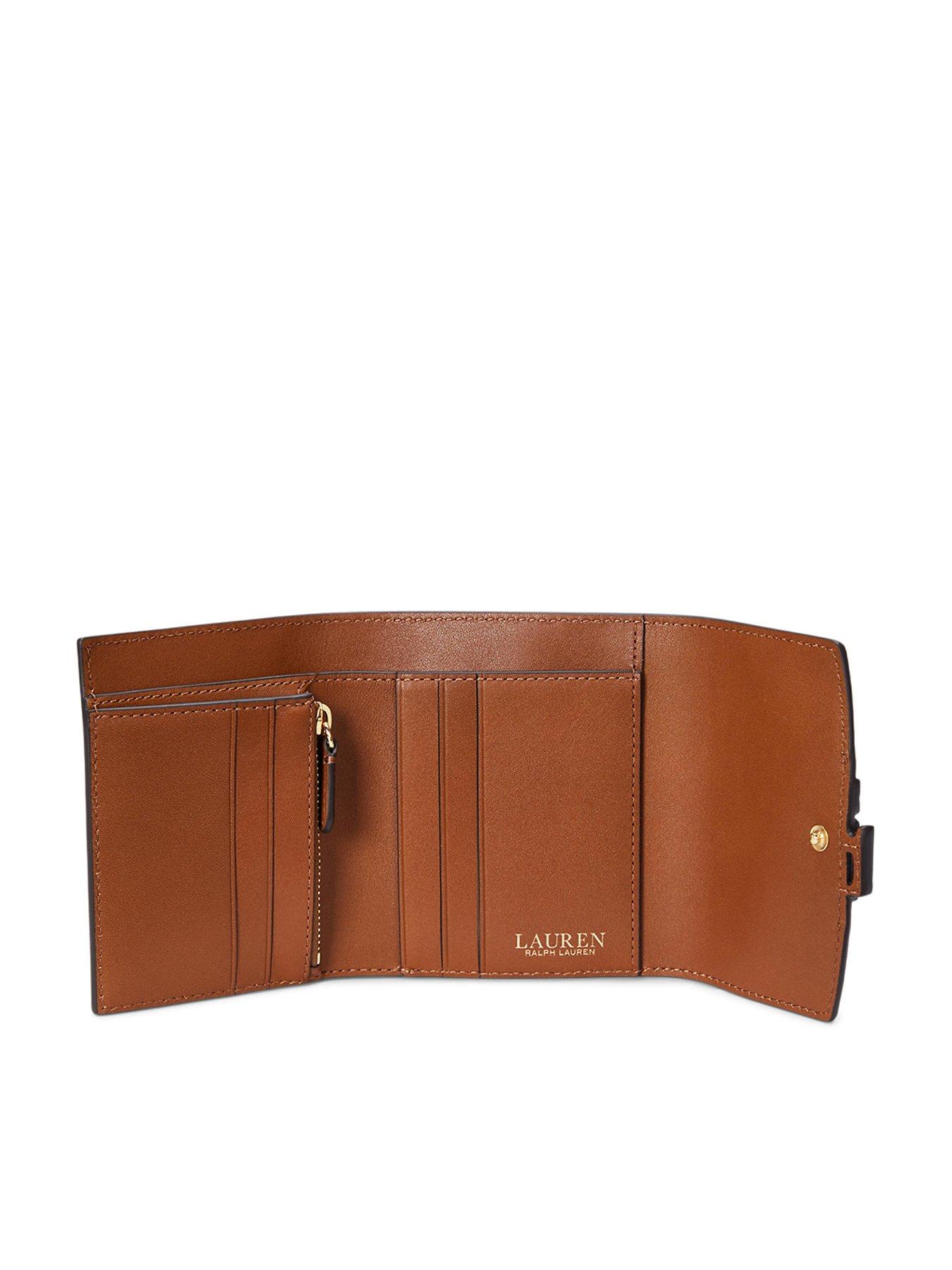 Image 2 of 3 of Lauren by Ralph Lauren Cameryn Small Flap Wallet Purse - Tan