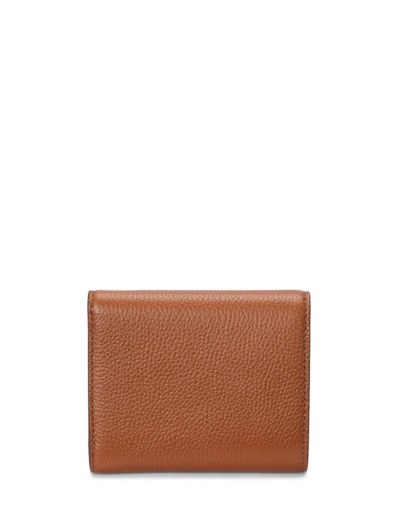 Image 3 of 3 of Lauren by Ralph Lauren Cameryn Small Flap Wallet Purse - Tan
