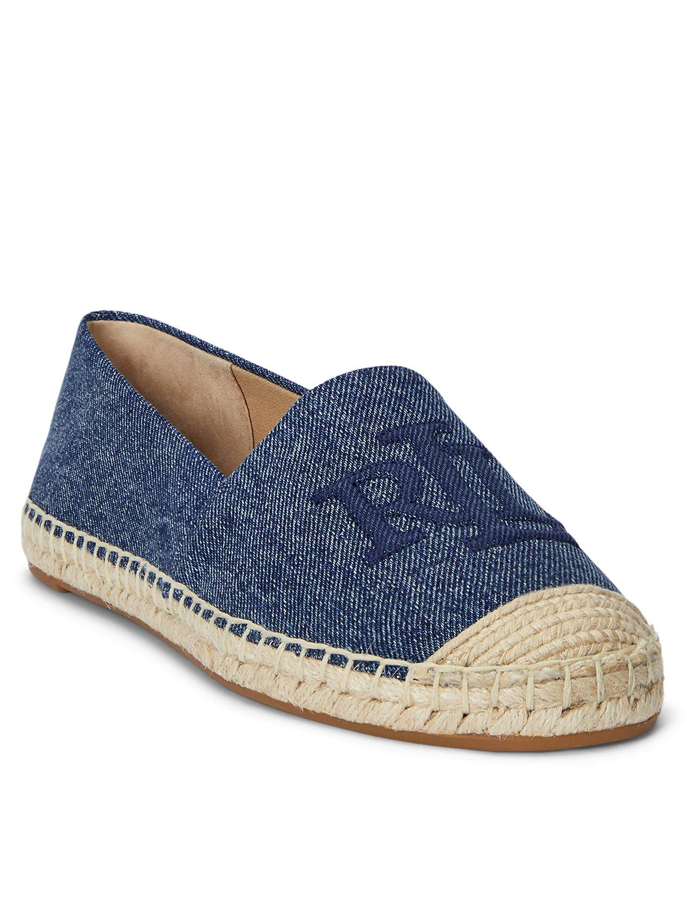 undefined Cameryn Denim Washed Espadrille - Oxford Blue