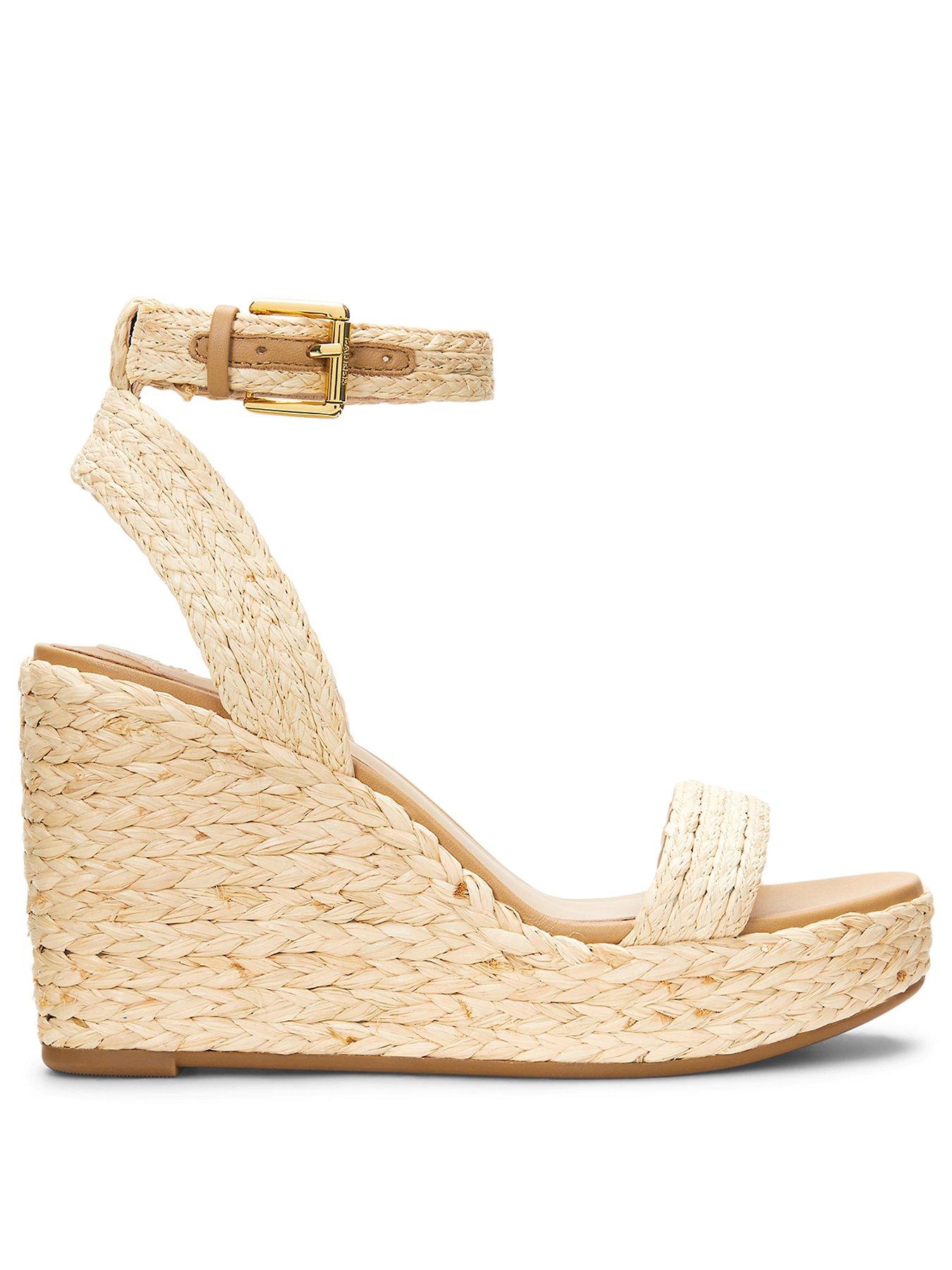 Image 2 of 4 of Lauren by Ralph Lauren Hilarie Wedge Espadrilles- Natural