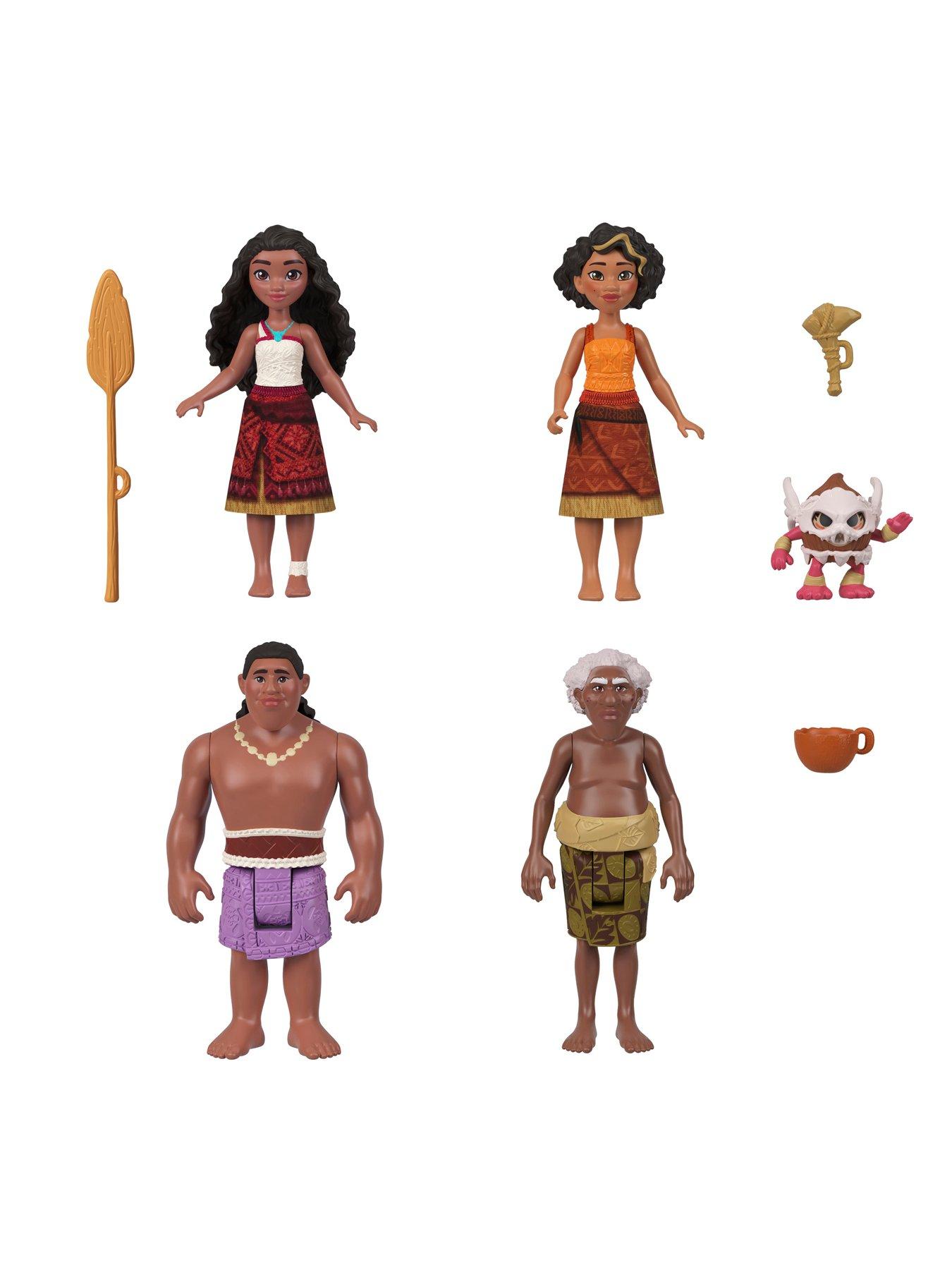 Image 2 of 5 of Disney Moana Moana&rsquo;s Canoe Crew Playset with 5 Small Dolls &amp; 3 Accessories