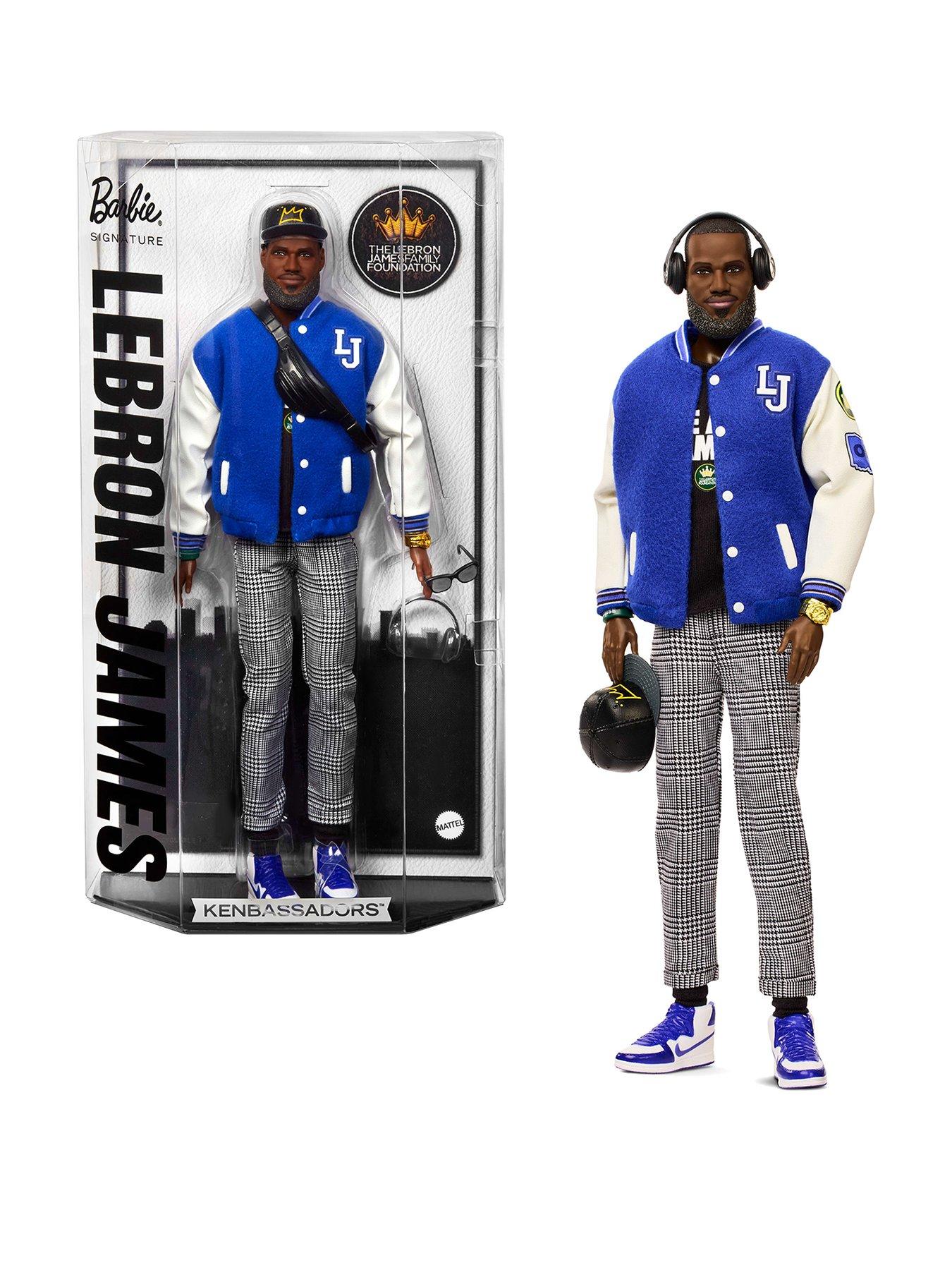 undefined Signature LeBron James Kenbassadors Doll Collectible with Varsity Jacket Outfit  &  Accessories