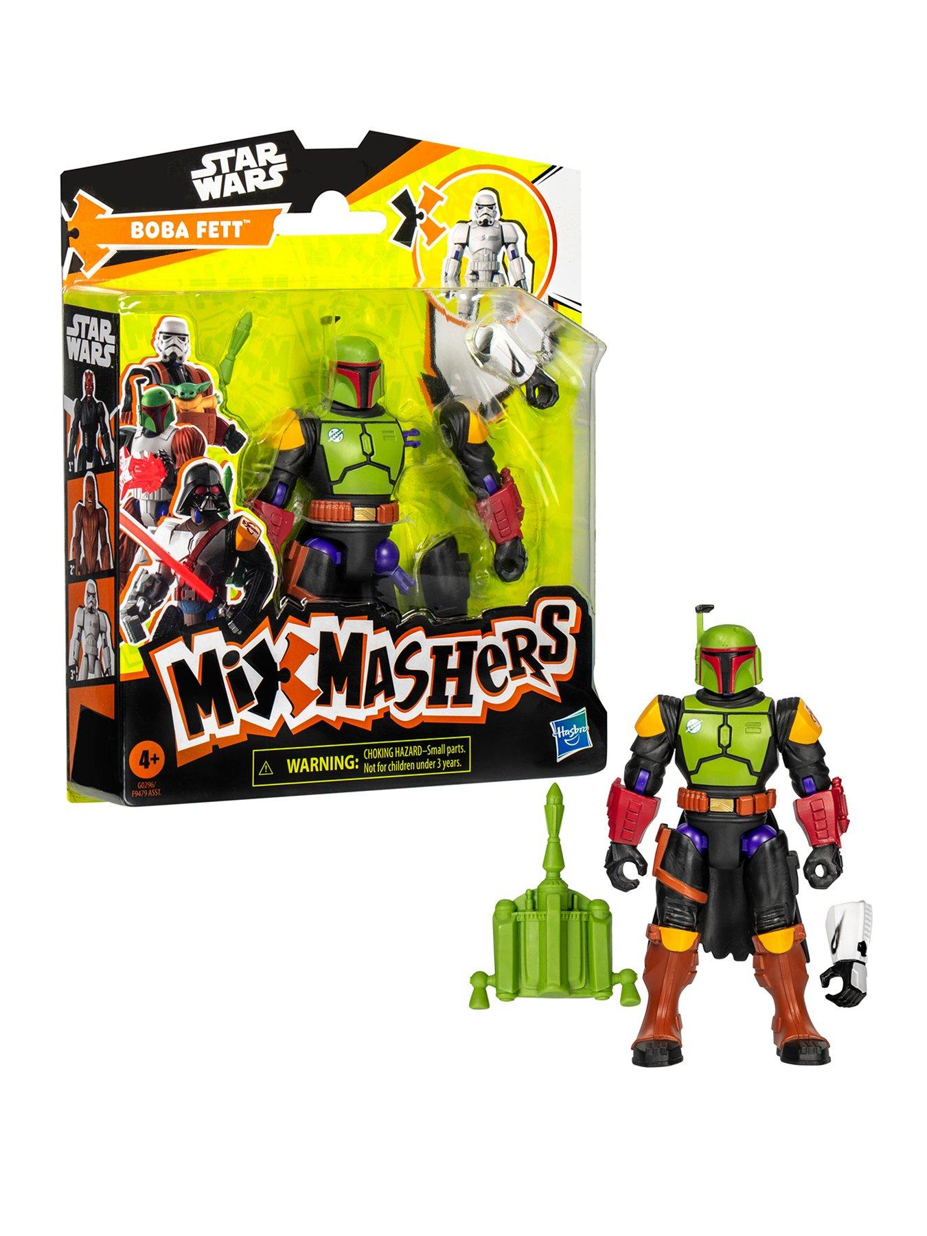 Image 1 of 7 of Star Wars MixMashers Boba Fett Action Figure