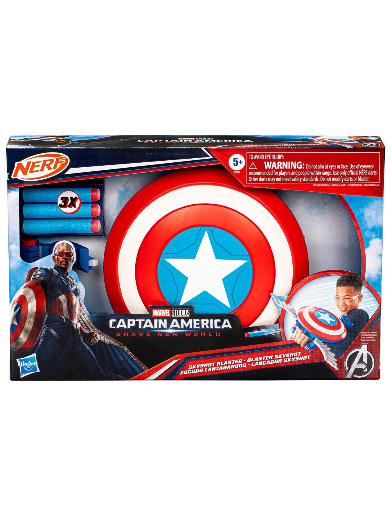 Image 2 of 5 of Marvel Studios Captain America Brave New World NERF Skyshot Blaster