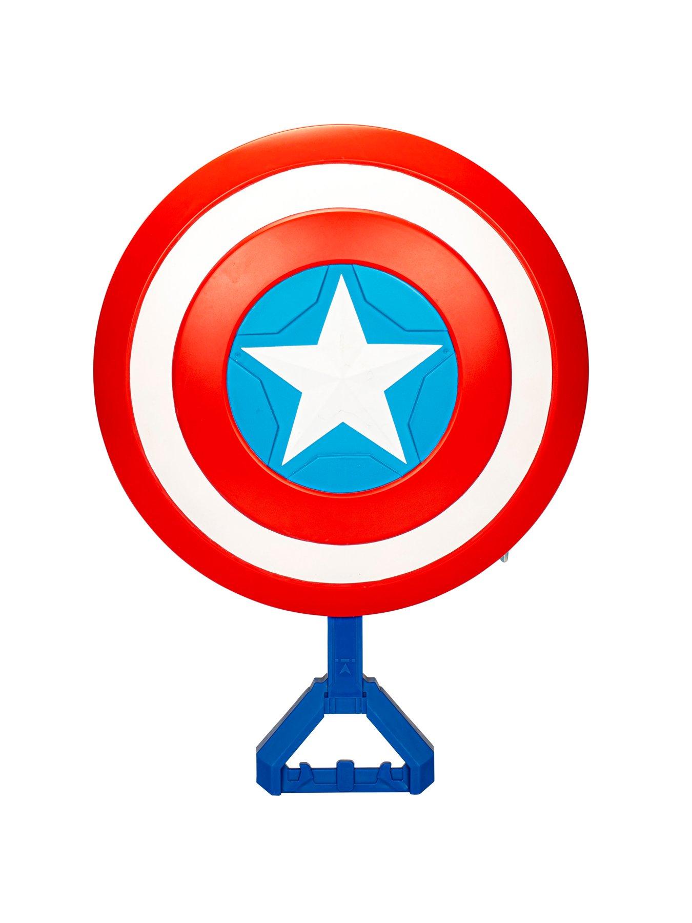 Marvel Studios Captain America Brave New World NERF Skyshot-blaster, schild- rollenspelspeelgoed