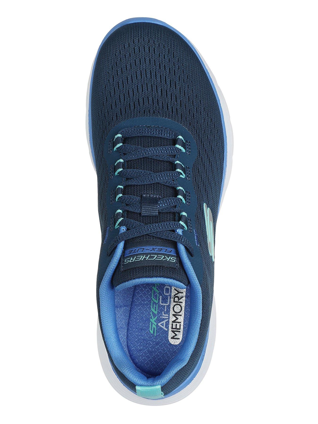 Skechers Wide Fit Flex Appeal New Path Trainer Navy Very