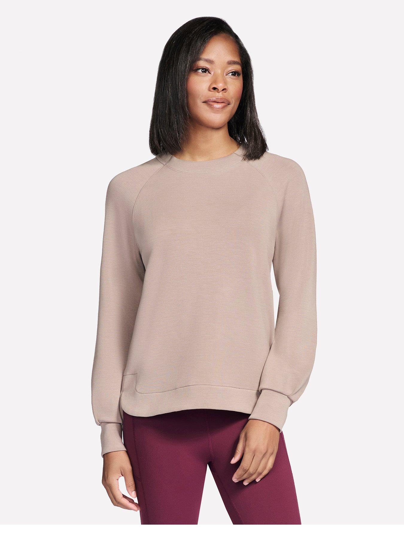 Skechers Skechluxe Elevate Crewneck Sweatshirt - Taupe