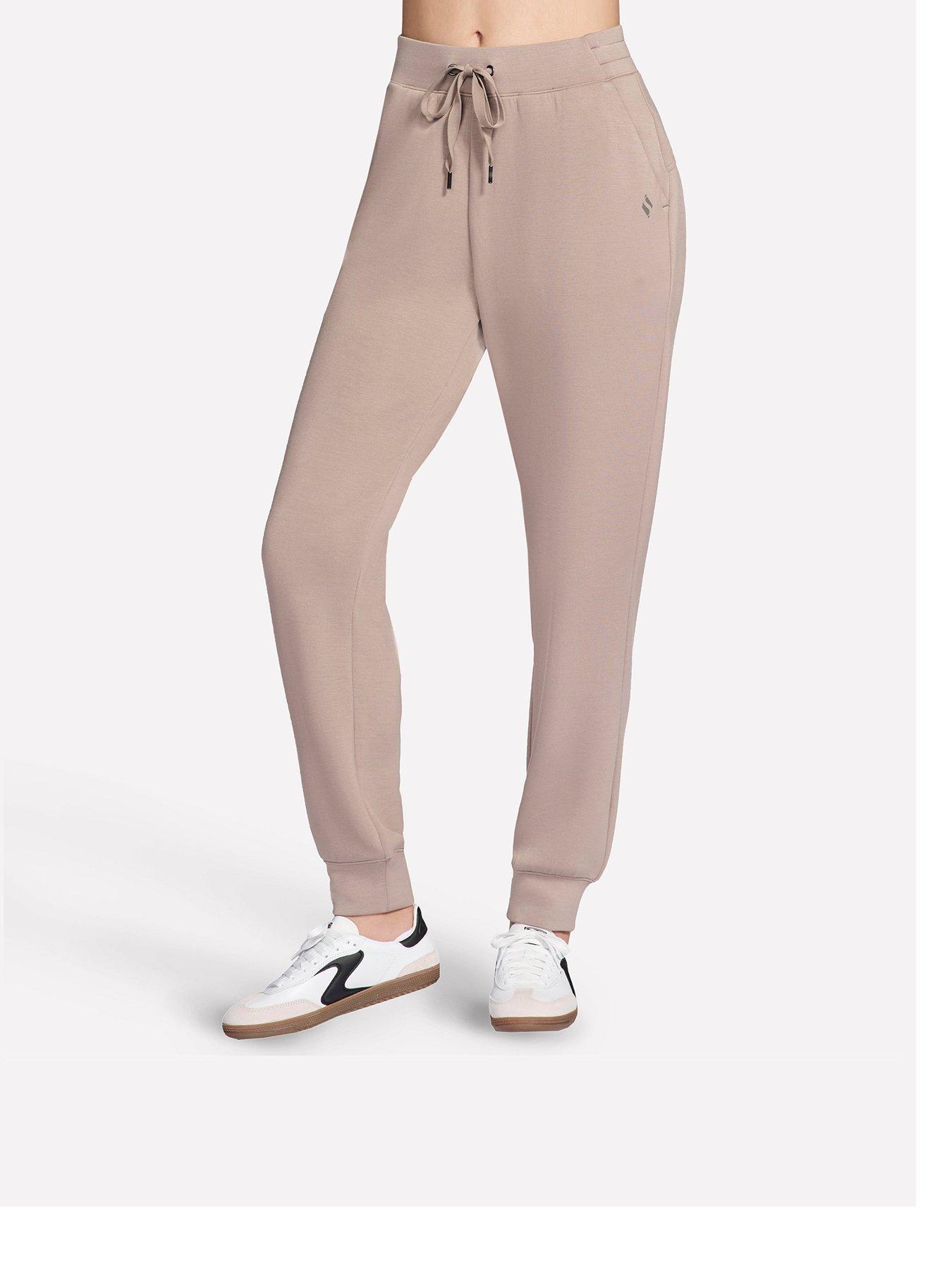 Skechers Skechluxe Elevate Jogger, Beige, Size L, Women
