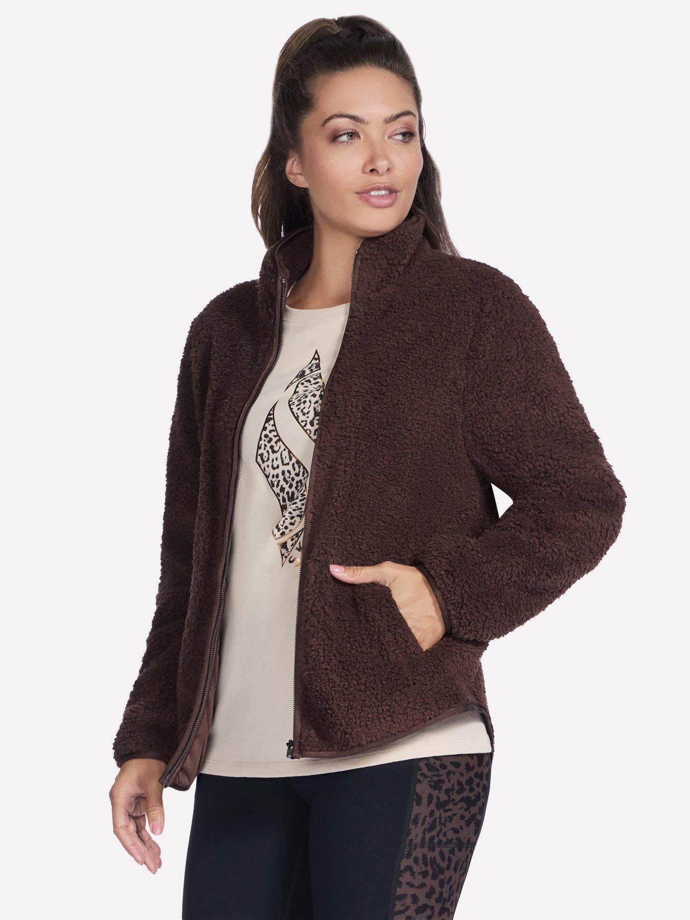 Image 2 of 4 of Skechers Skech Sherpa Jacket - Brown