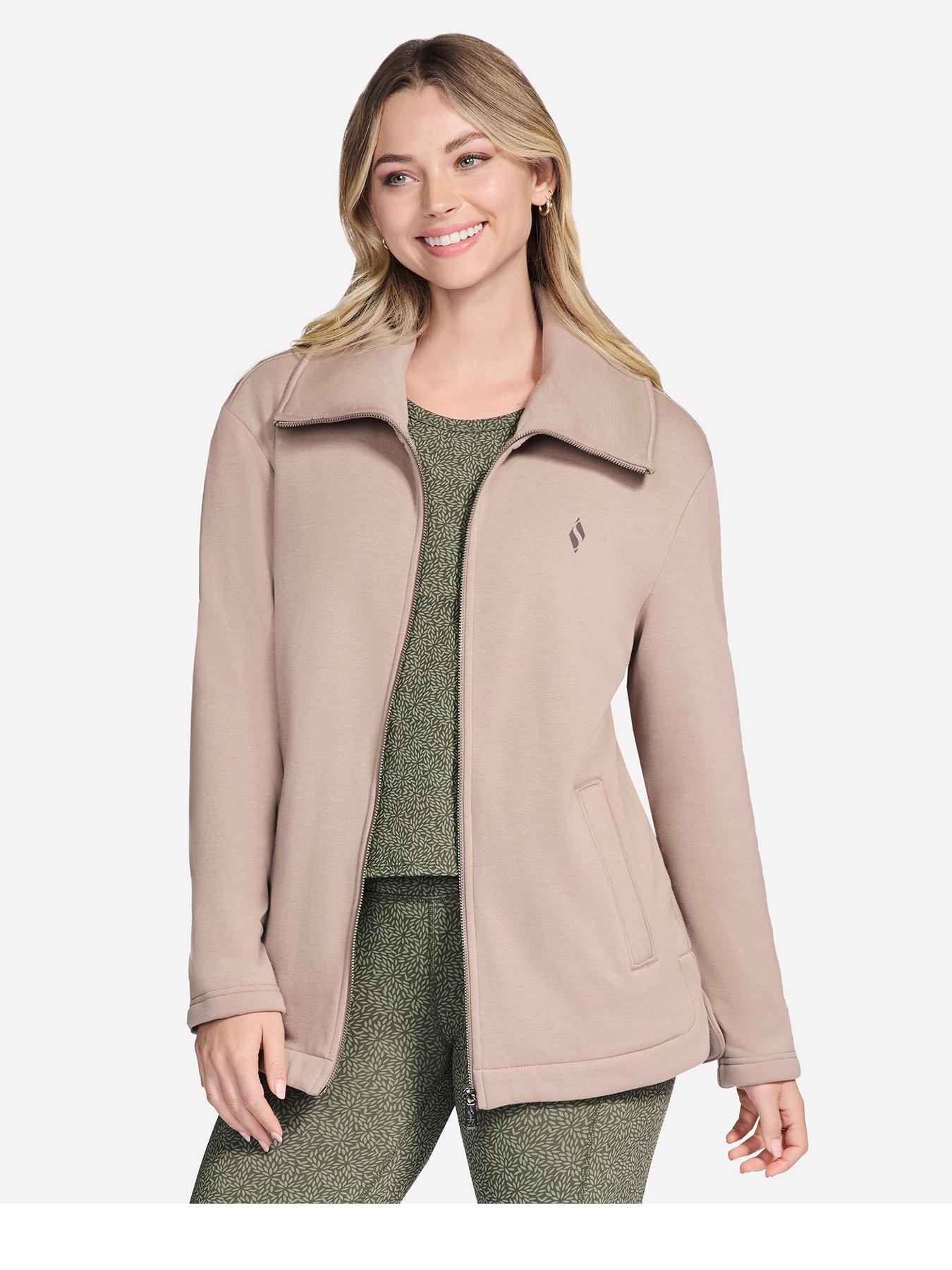 undefined Go Snuggle Full Zip Jacket - Taupe