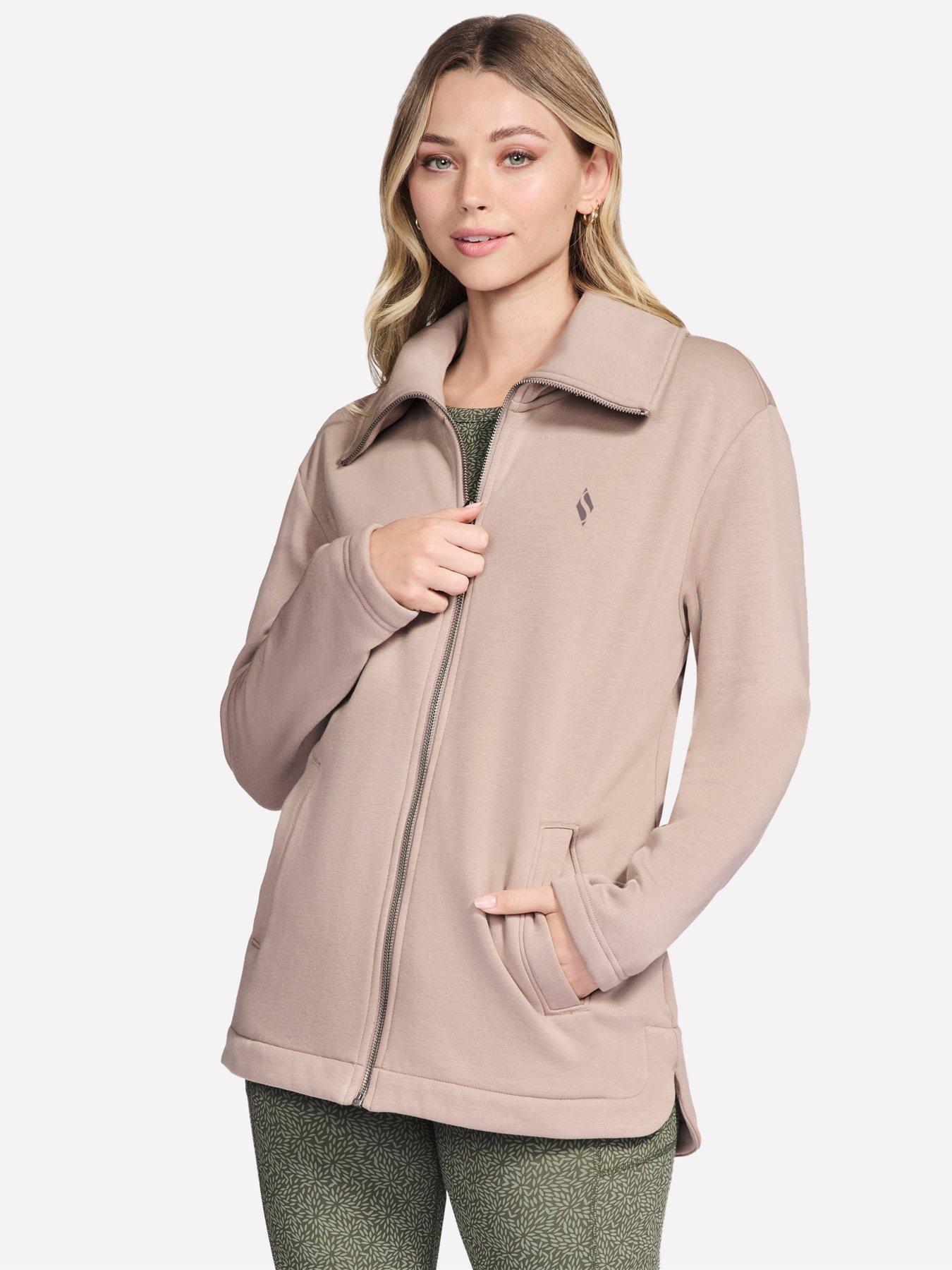 Image 2 of 4 of Skechers Go Snuggle Full Zip Jacket - Beige