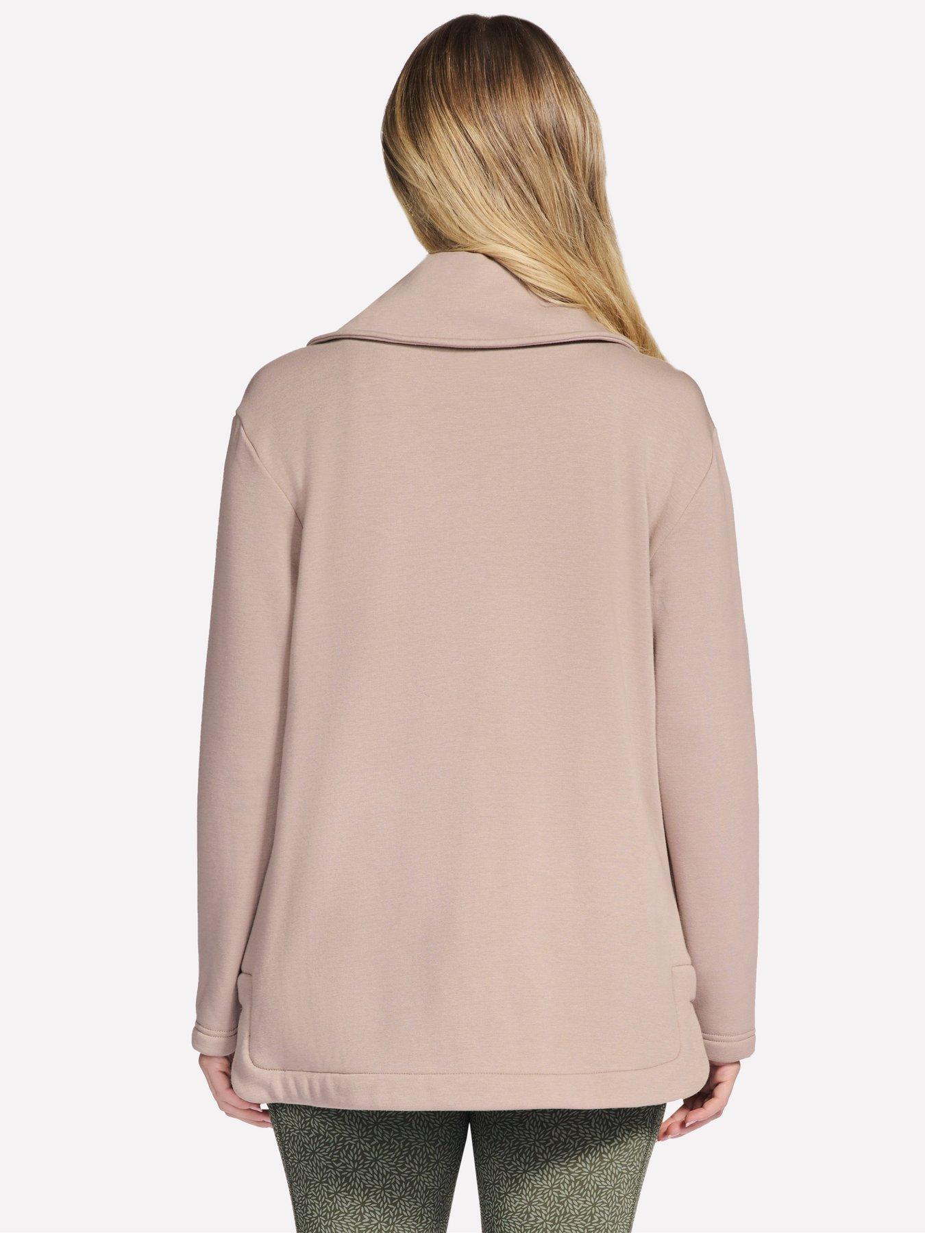 Image 3 of 4 of Skechers Go Snuggle Full Zip Jacket - Beige
