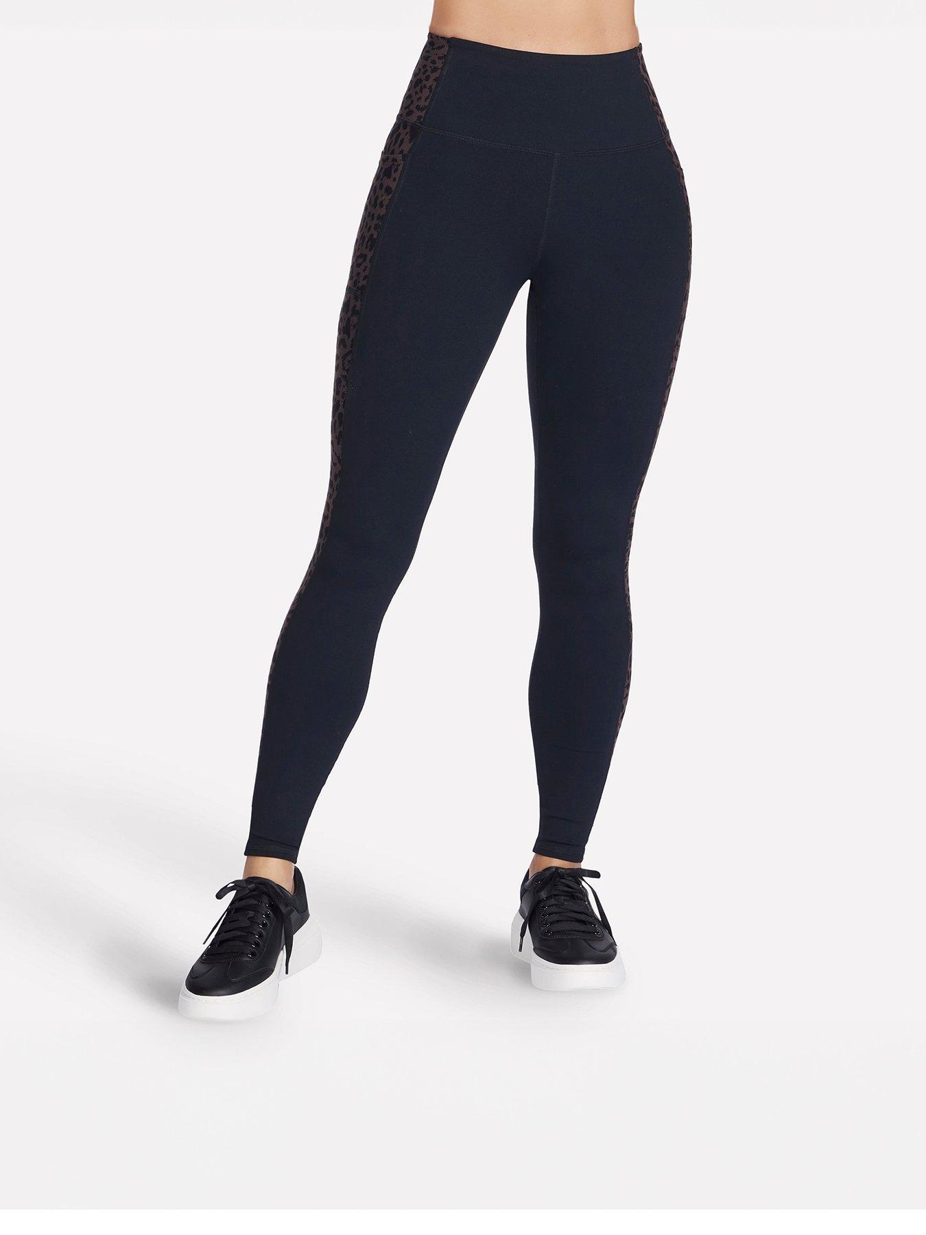 Skechers GO WALK Full Length High-Waisted Cheetah Legging - Leopard