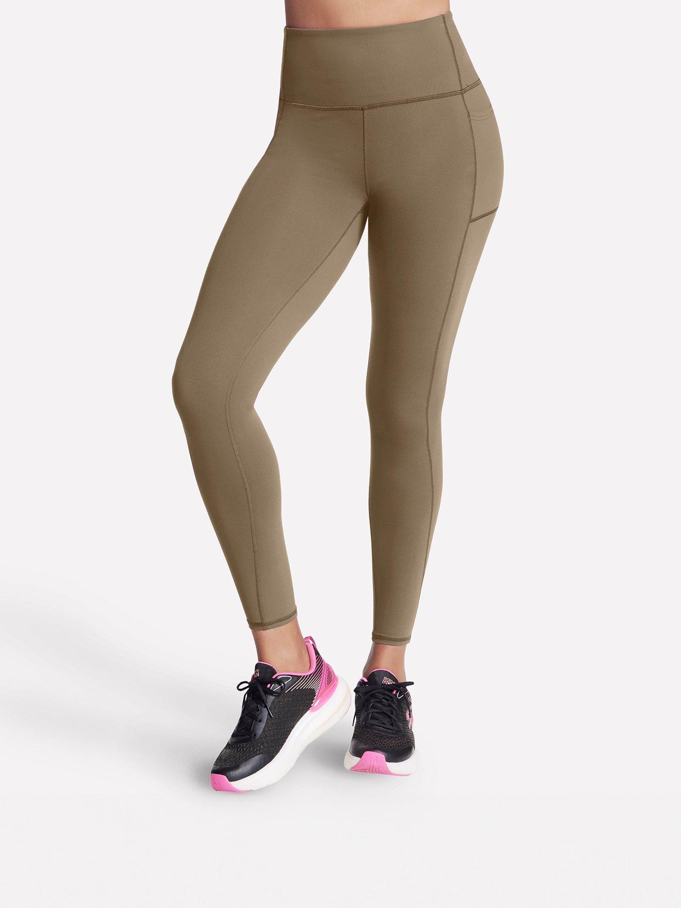 Skechers Go Walk High Waisted Legging - Brown