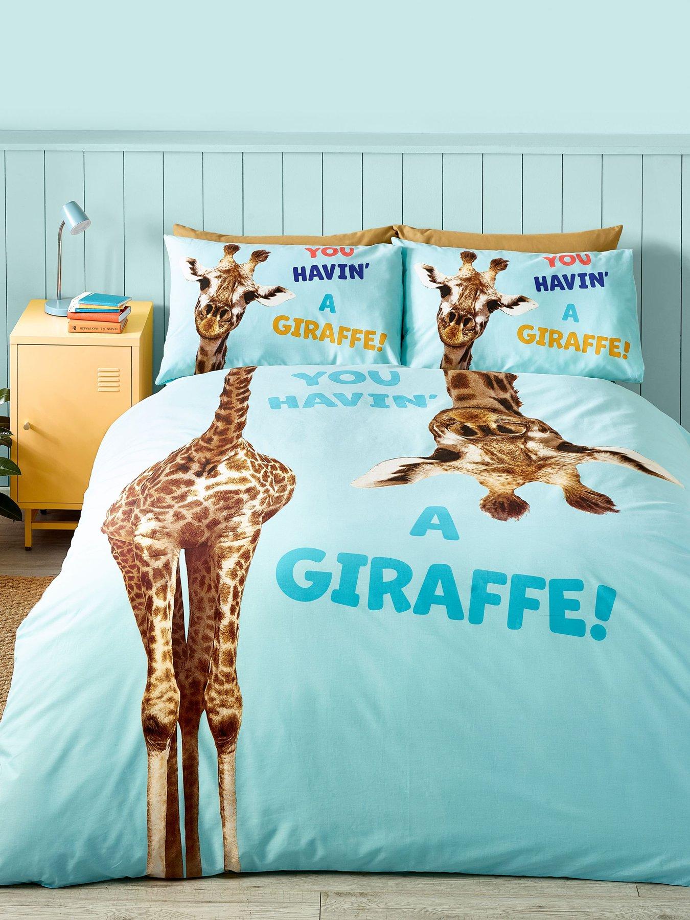Catherine Lansfield Having A Giraffe Duvet Set