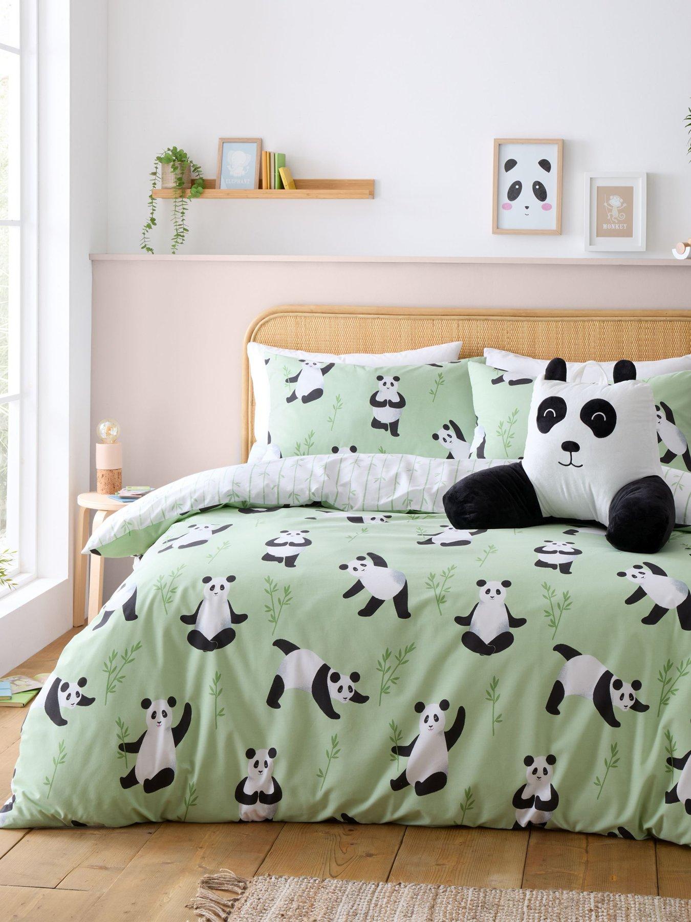 Catherine Lansfield Panda Paws Duvet Cover Set