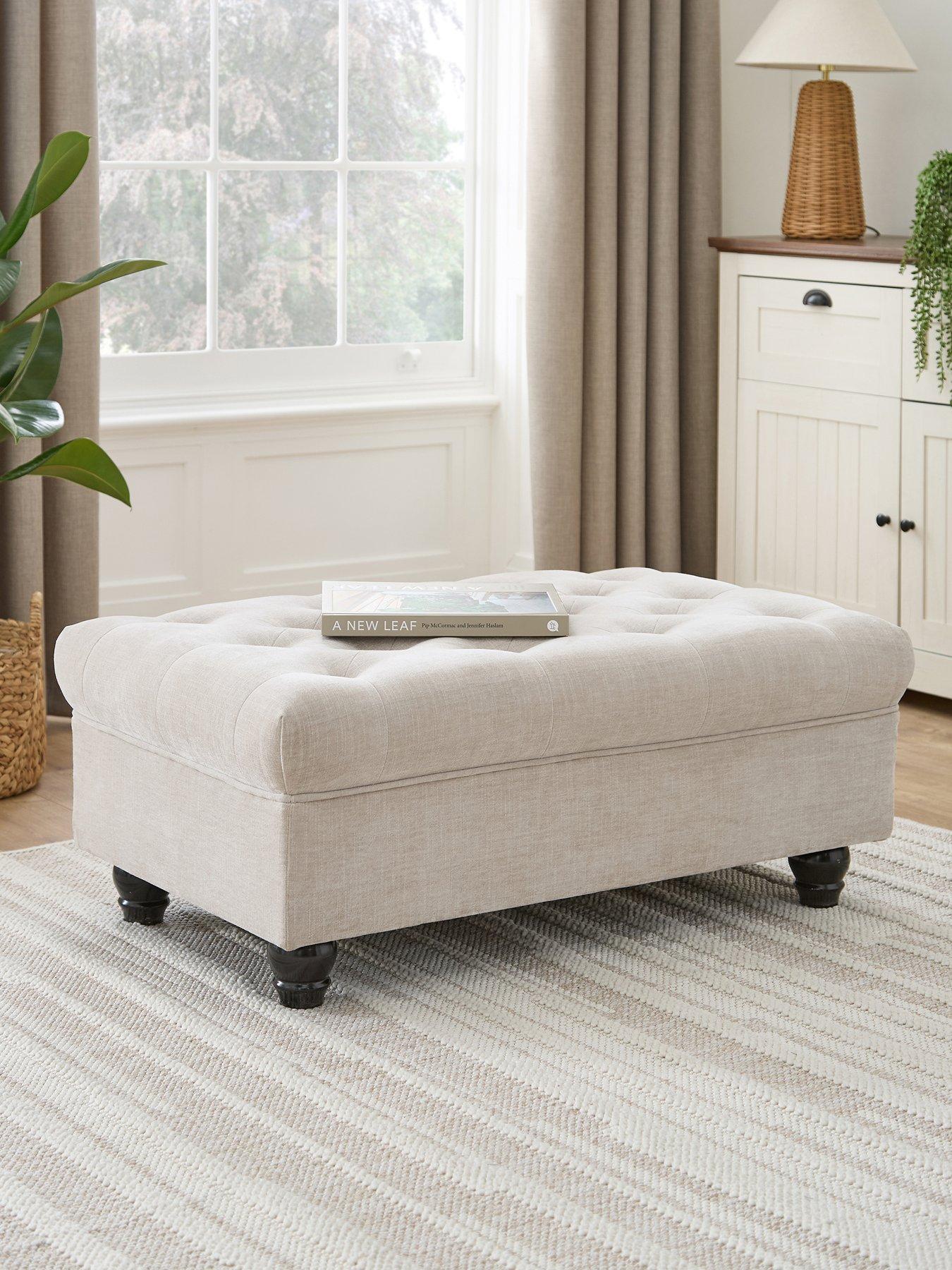 undefined Windsor Fabric Footstool - FSC® Certified