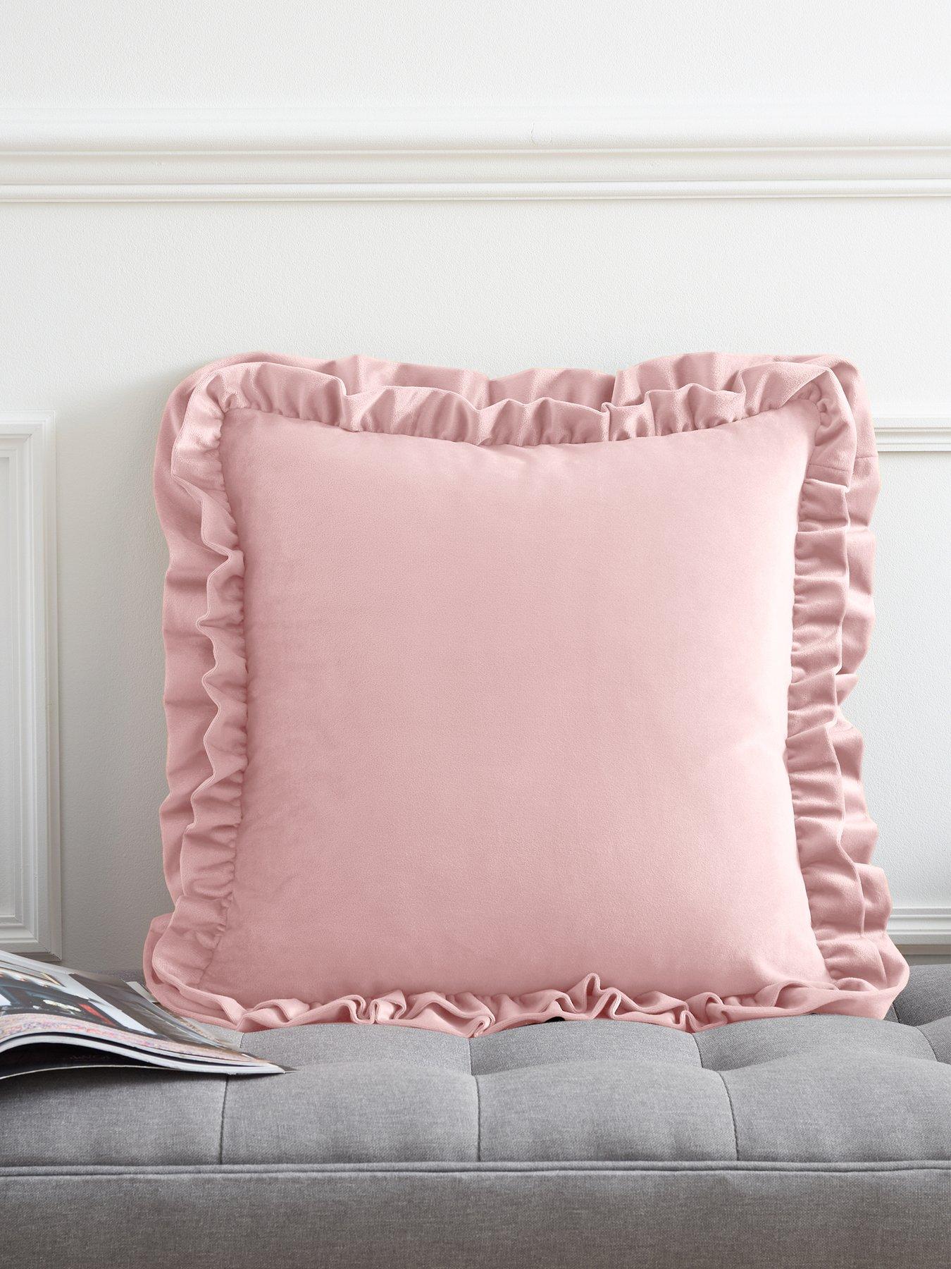 undefined So Soft Velvet Touch Double Frill Cushion