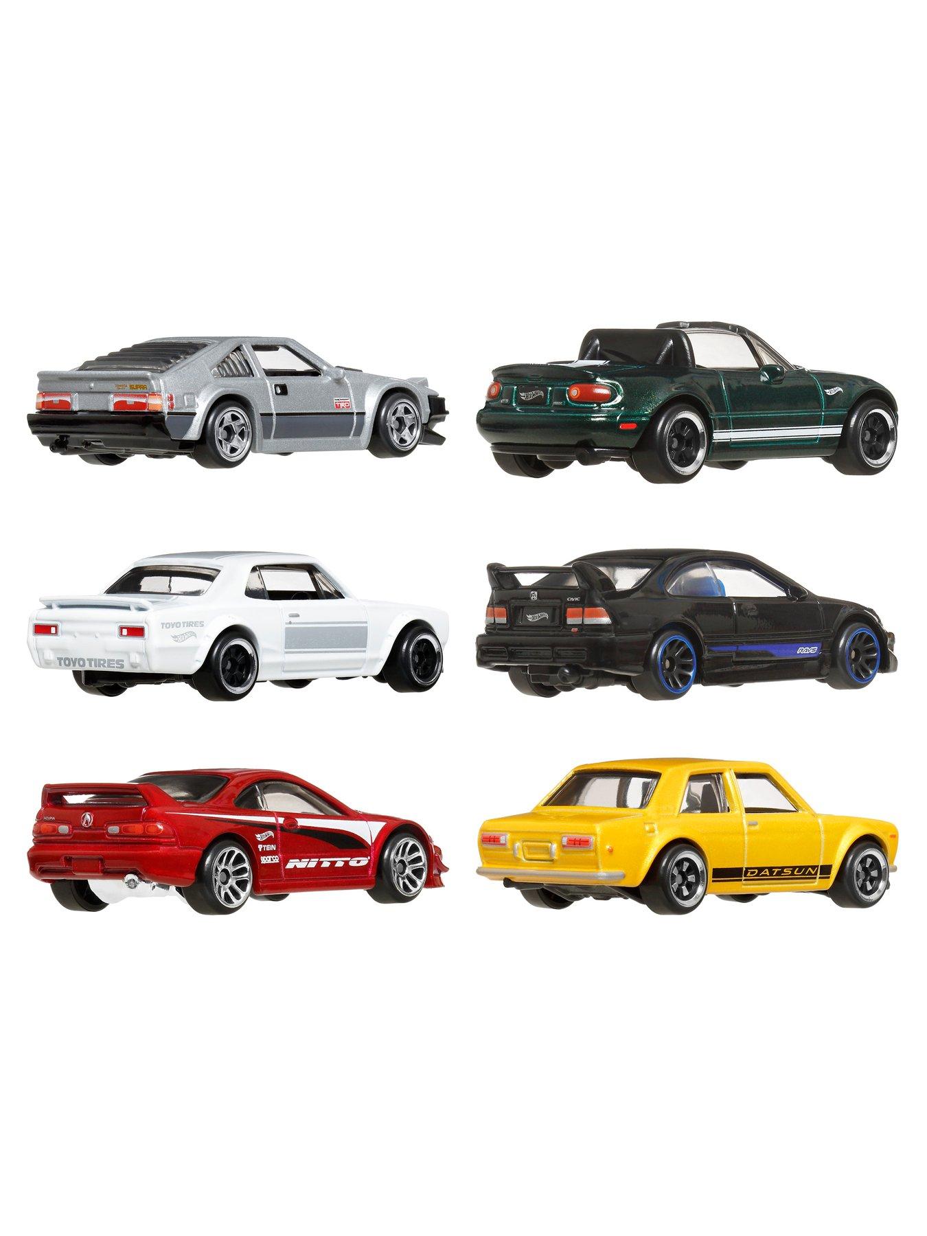 Hot Wheels 1:64 Scale Die-Cast Toy Cars, Set of Japanese