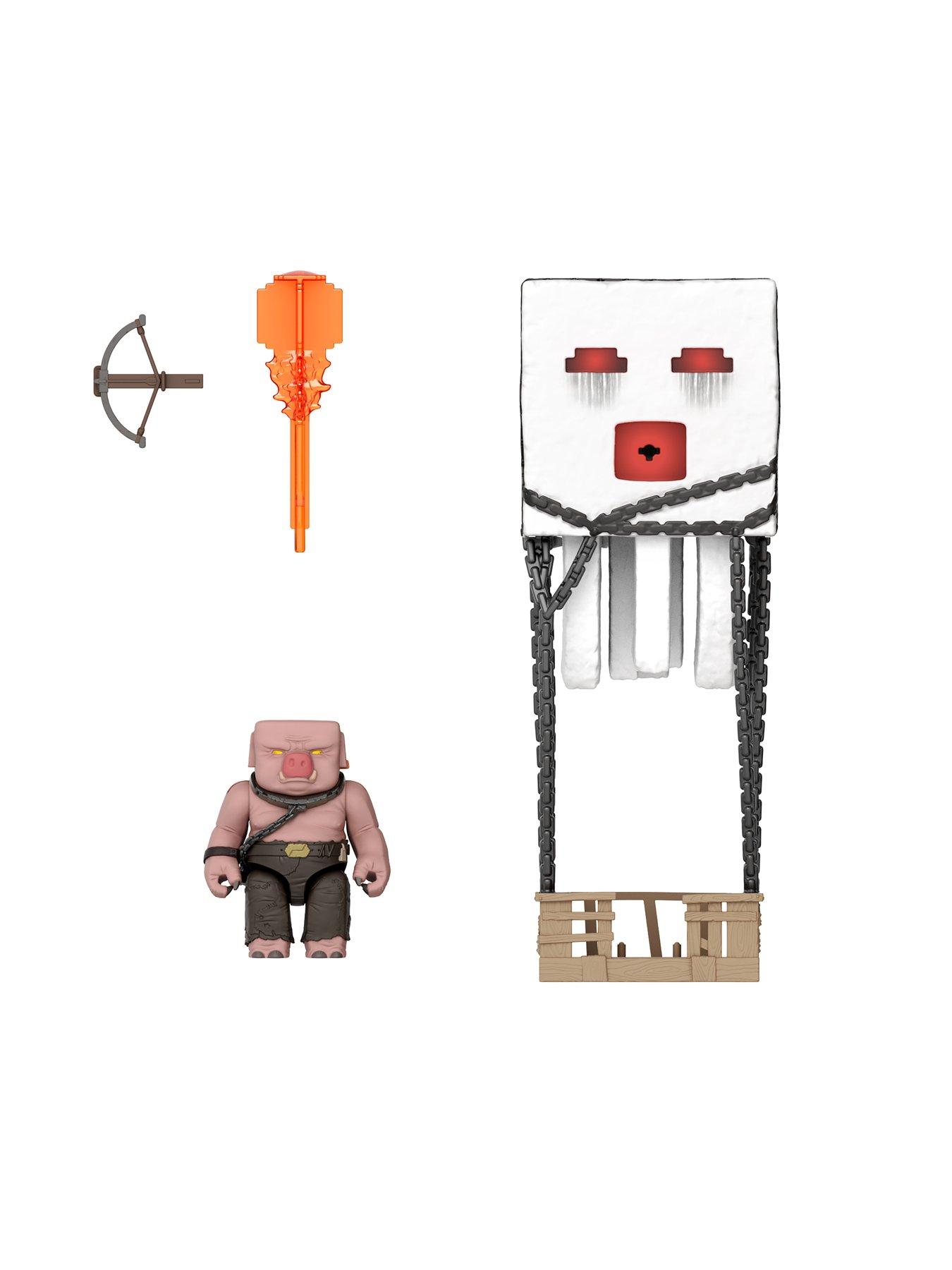 Image 4 of 8 of Minecraft Blast Attack Ghast Action Figure Set with Lights, Sounds &amp; More Inspired by the Movie