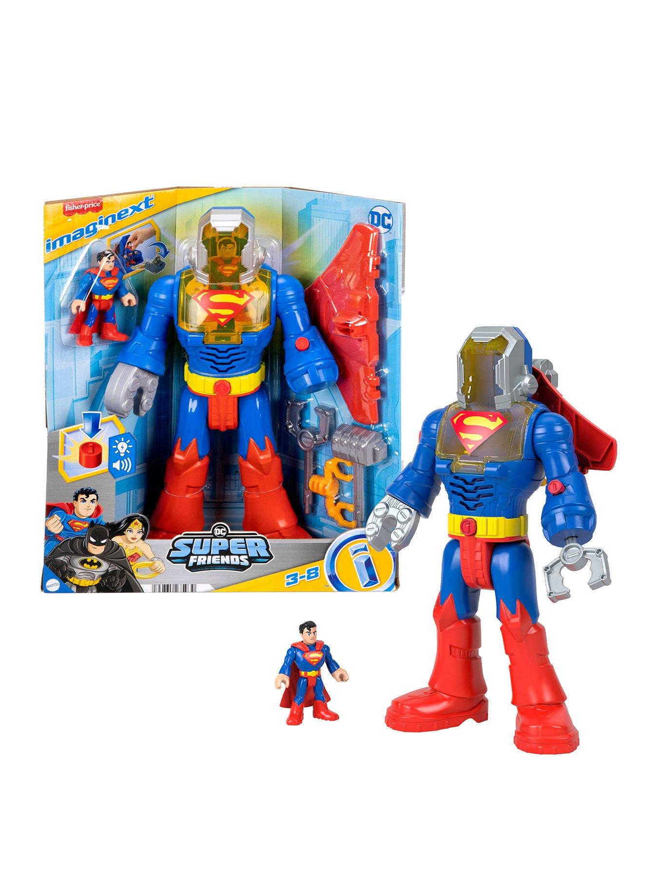 undefined DC Super Friends Superman Insider  &  Exo Suit Robot with Lights  &  Sounds