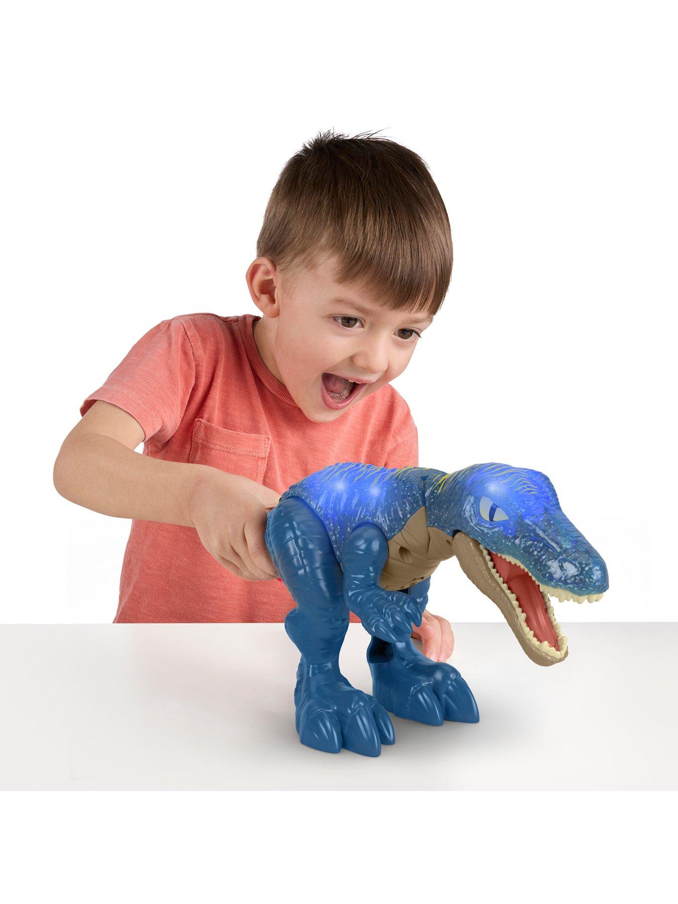 Image 5 of 7 of Imaginext Jurassic World Growl &amp; Glow Baryonyx Dinosaur Toy with Lights Sounds &amp; Chomping Action