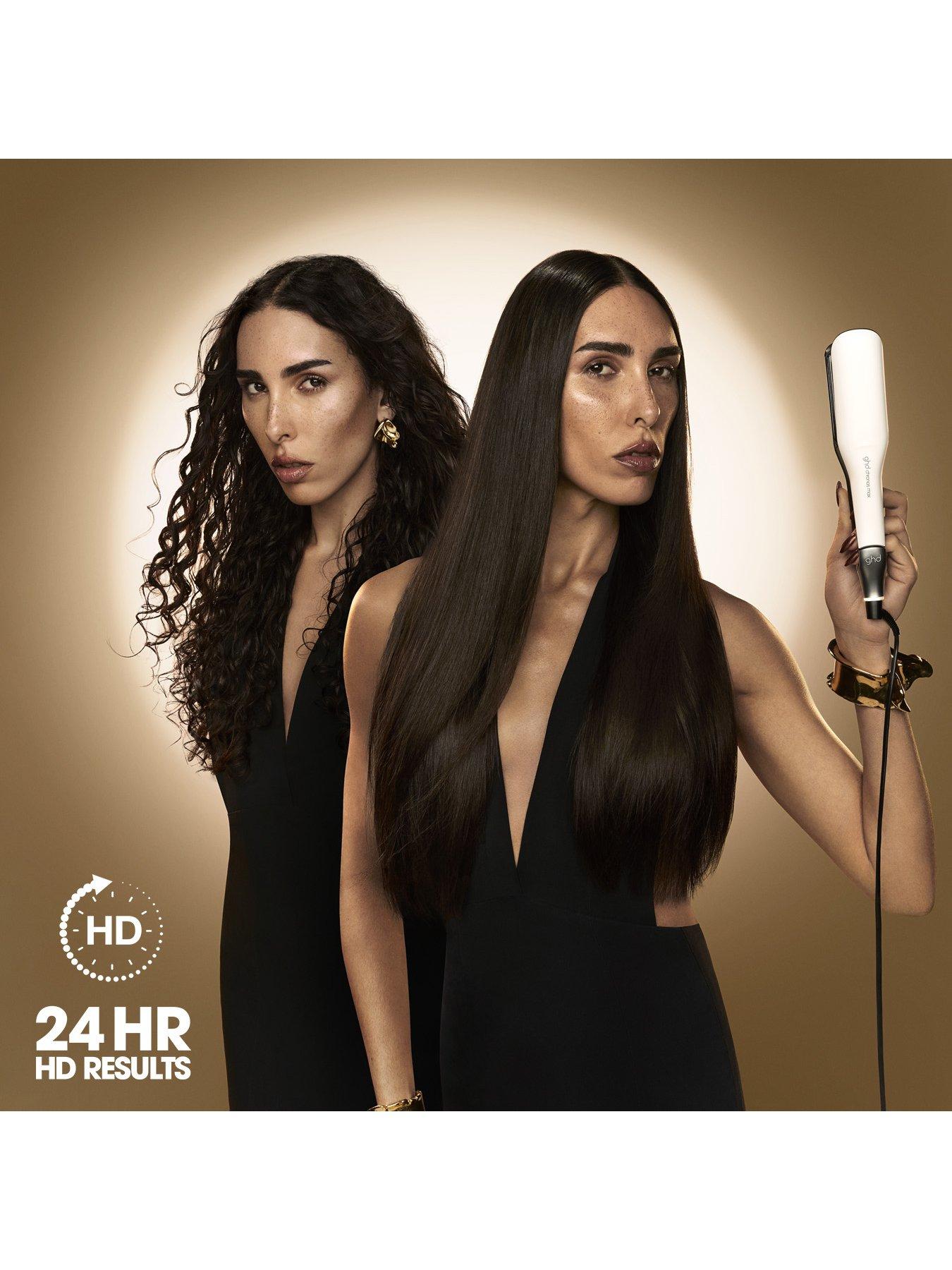Image 3 of 6 of ghd Chronos Max - Wide Plate Hair Straightener - White