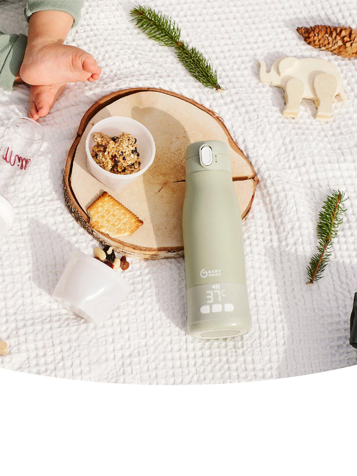 Babymoov Moov  &  Feed Rechargable Baby Travel Bottle Warmer - Sage