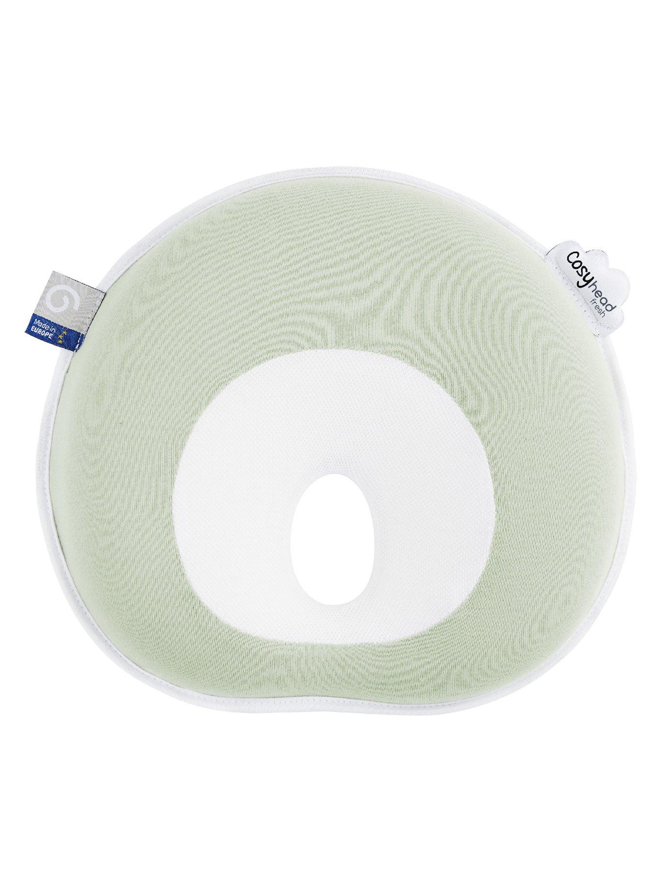 Babymoov Cosyhead Fresh Flat Head Newborn Baby Support Pillow- Sage