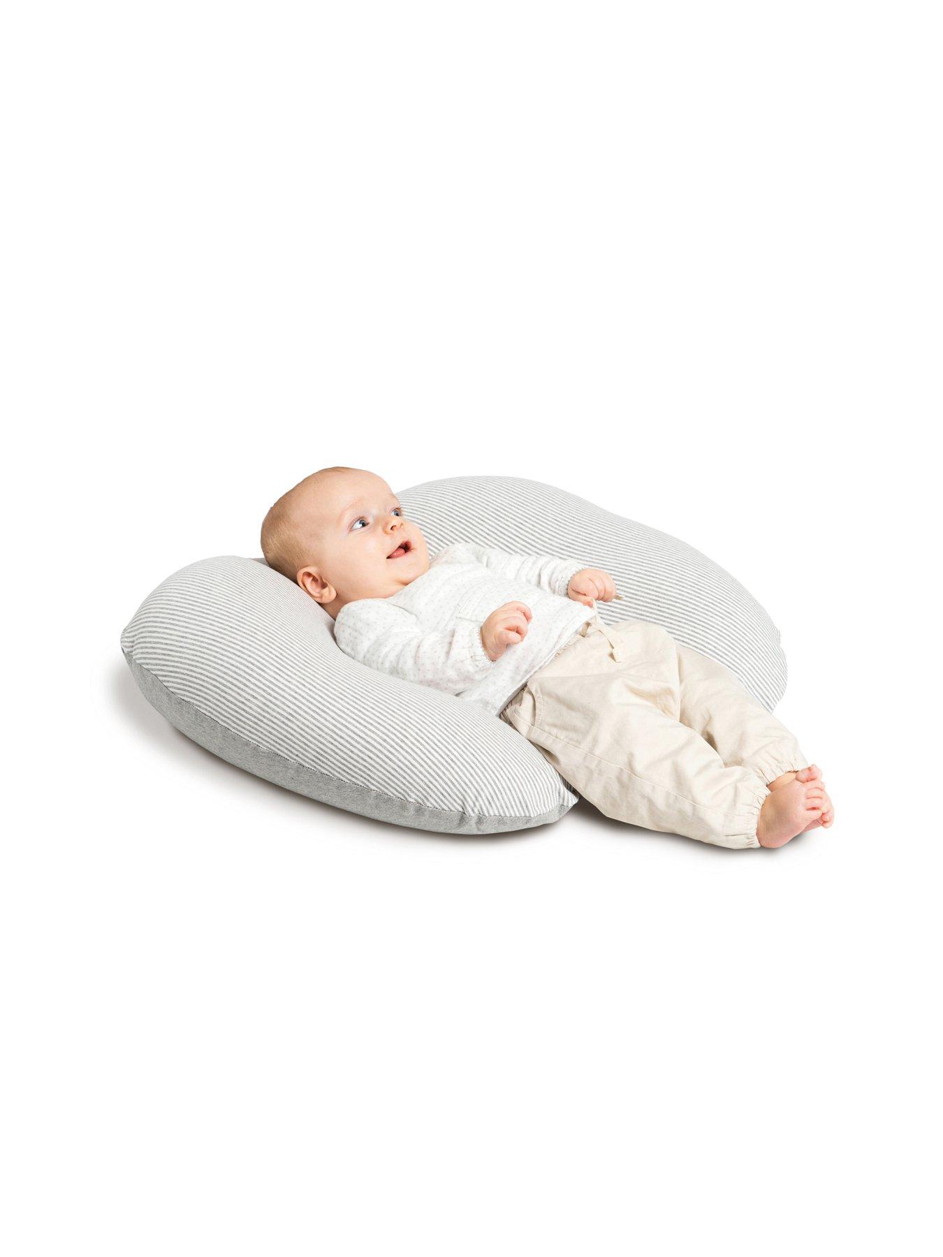 Babymoov Doomoo Softy Feeding  &  Nursing Pillow - Light Grey