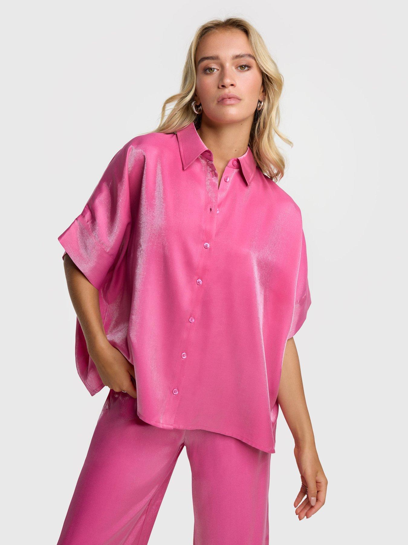 undefined Shine Boxy Blouse