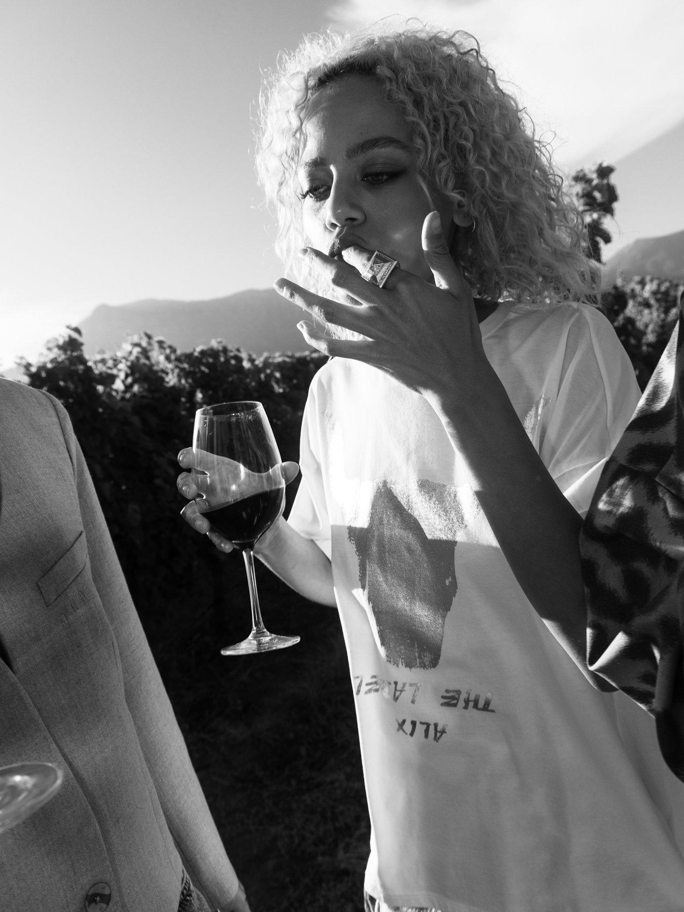 Image 4 of 4 of Alix the Label Silver Bull T-shirt