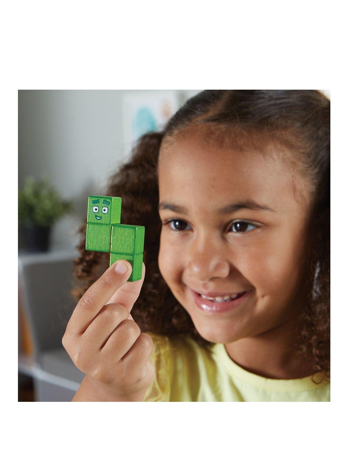 LEARNING RESOURCES Numberblocks Wooden Building Blocks Activity Set