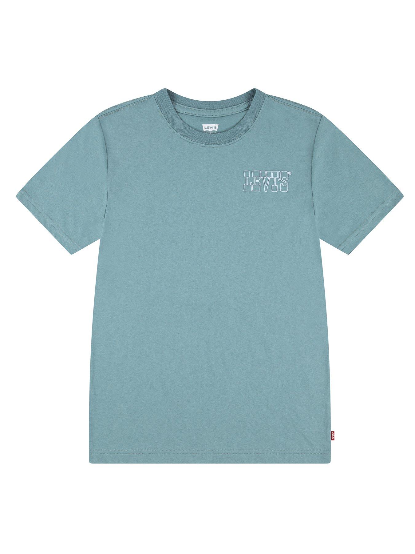 undefined Boys Sun Burst Short Sleeve T-Shirt - Blue