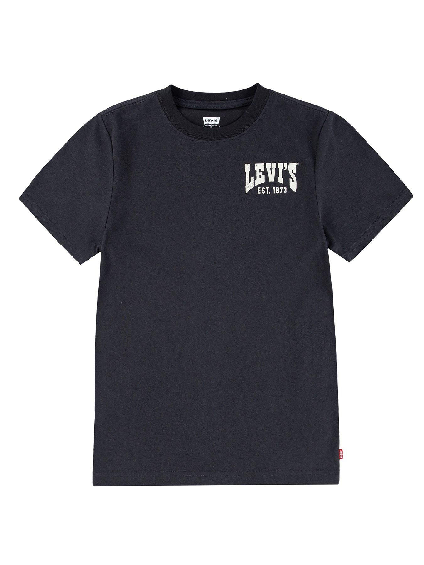 undefined Boys Valley View Short Sleeve T-Shirt - Black