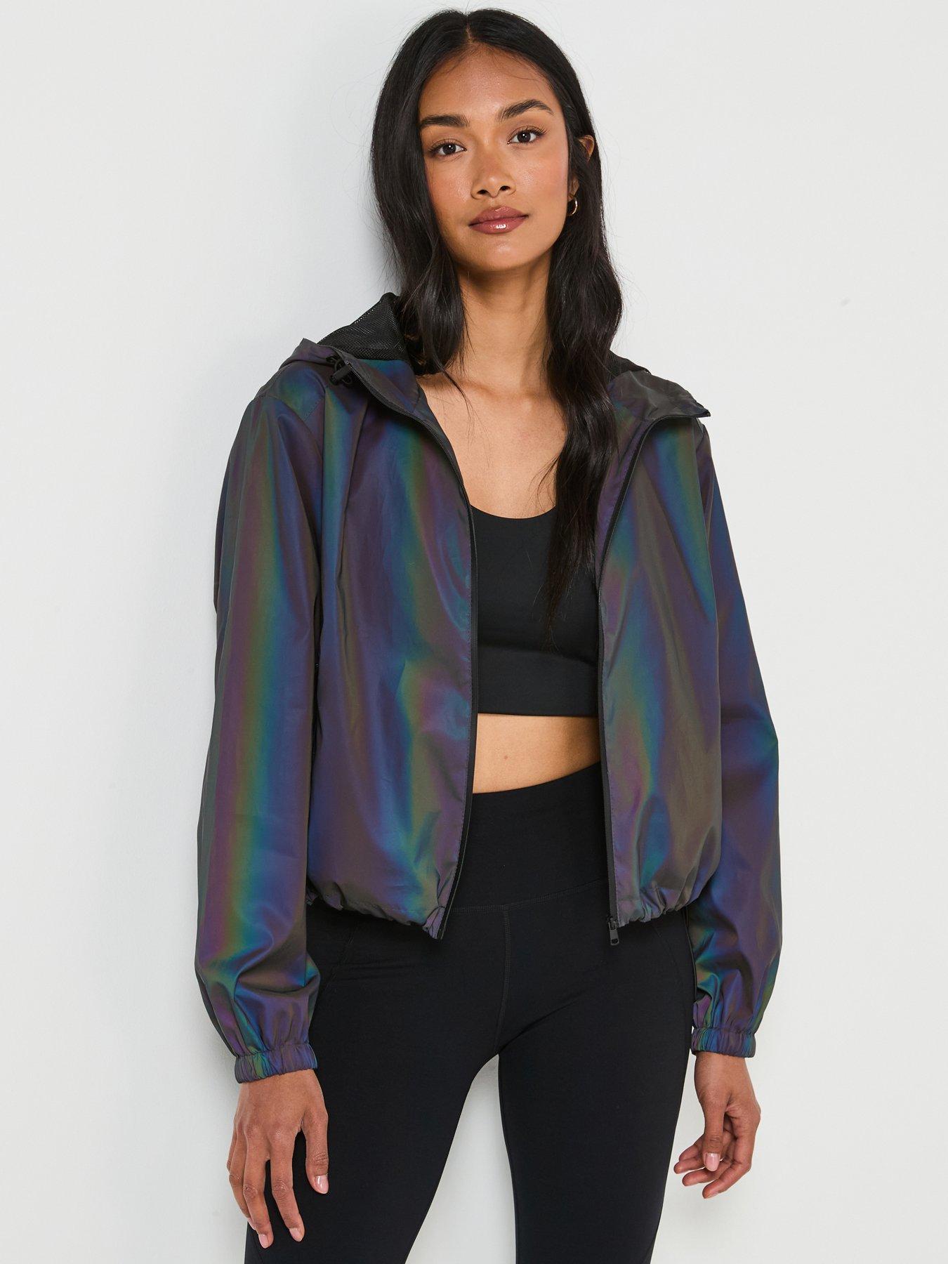 undefined Waterproof Rainbow Running Jacket - Multi