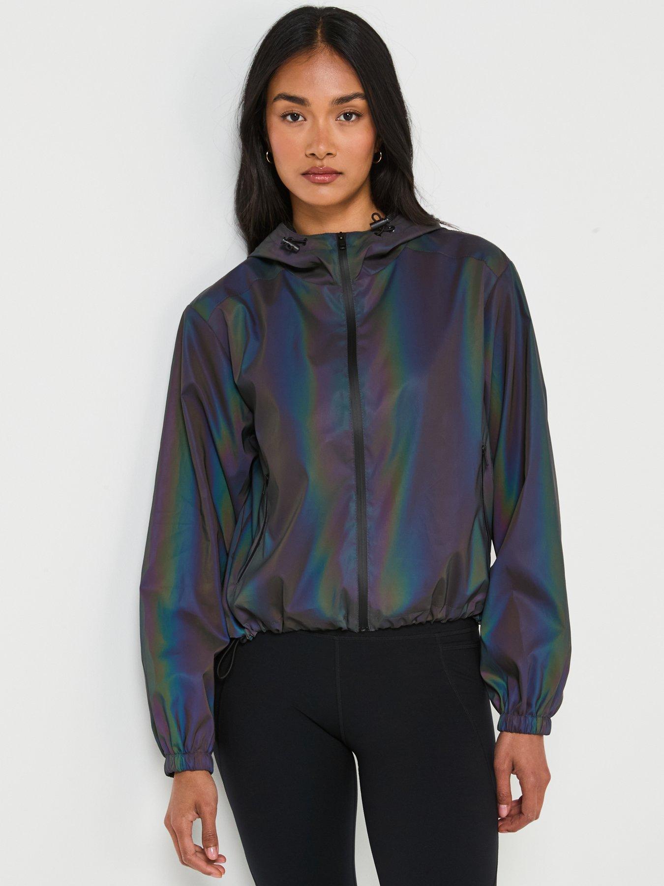 Image 6 of 6 of V by Very Waterproof Rainbow Jacket - Multi
