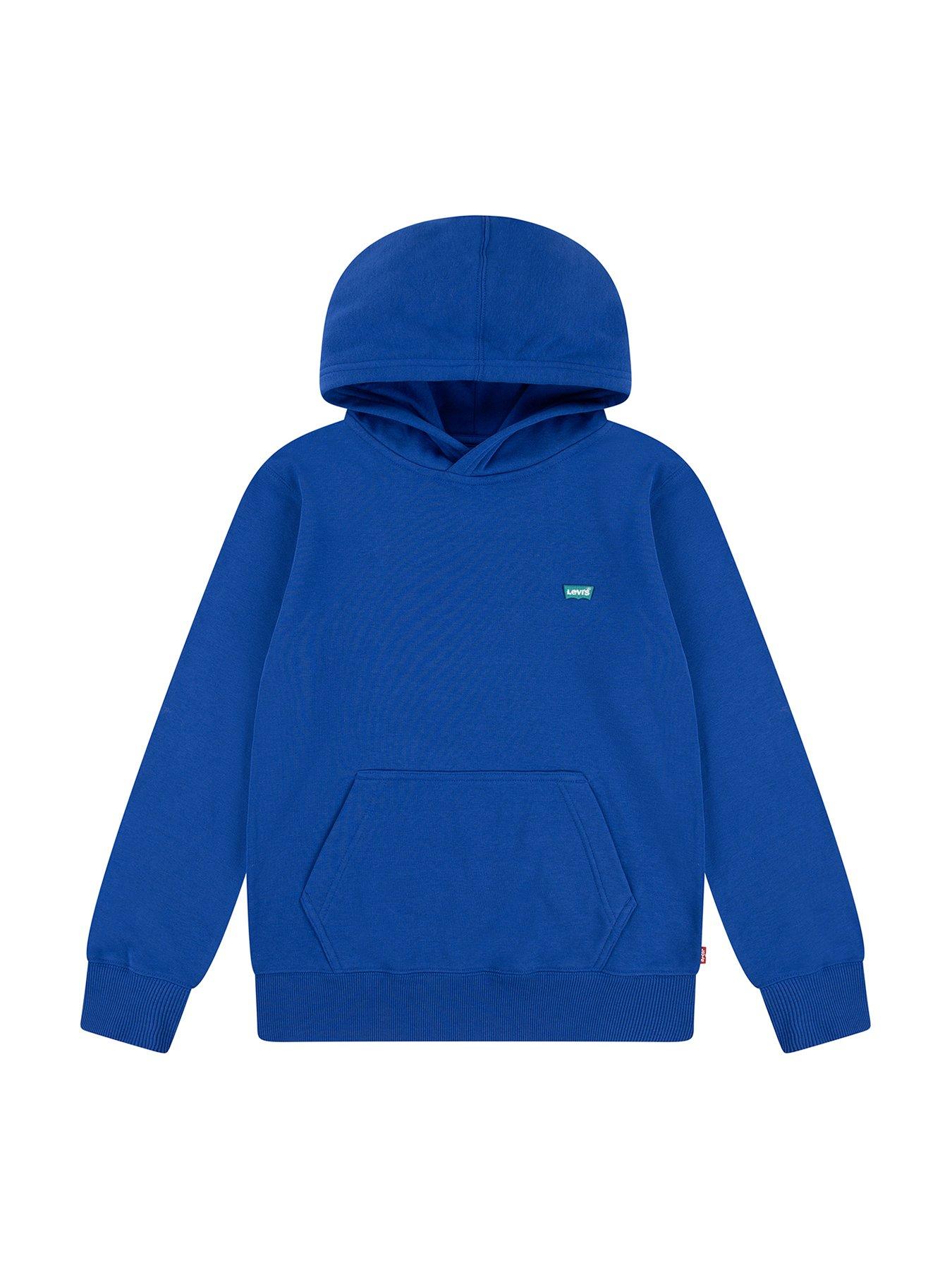 undefined Boys Mini Batwing Pull Over Hoodie - Blue